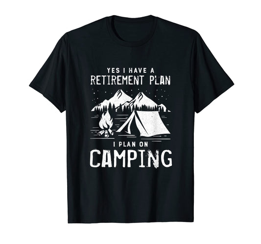 Camping Nature Hiking Mountains T-Shirt - Novelty Apparel for Adults - T-Shirt, Sweatshirt, Hoodie