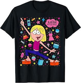 Lizzie McGuire Cartoon Lizzie Daily Life Icon Collage T-Shirt Unisex T-shirt, Sweatshirt, Hoodie, Long Sleeve Tee - T-Shirt, Sweatshirt, Hoodie