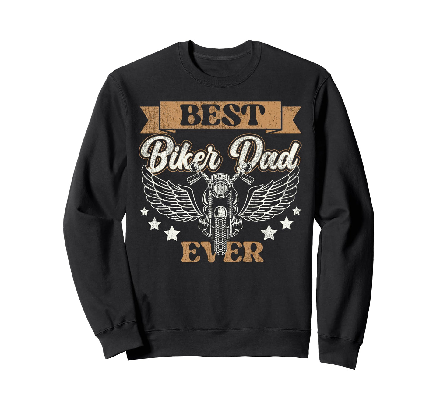 Motorcycle Biker Dad Best Biker Sweatshirt - Novelty Apparel for Adults - T-Shirt, Sweatshirt, Hoodie