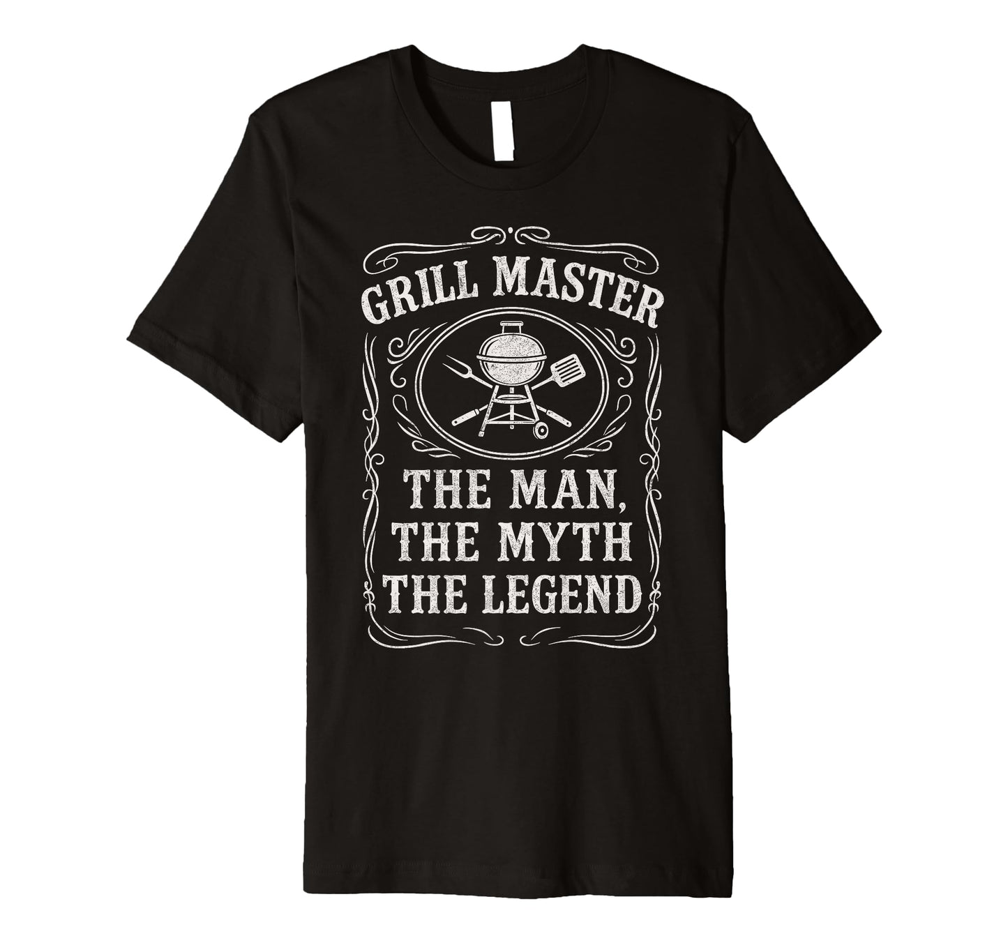 Funny Bbq Dad Grill Master Myth T-Shirt - Minimalist Print for Adults - T-Shirt, Sweatshirt, Hoodie