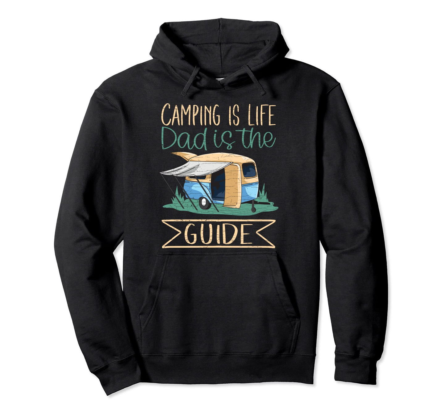 Camping Dad Camp Hoodie - Graphic Print for Adults - T-Shirt, Sweatshirt, Hoodie