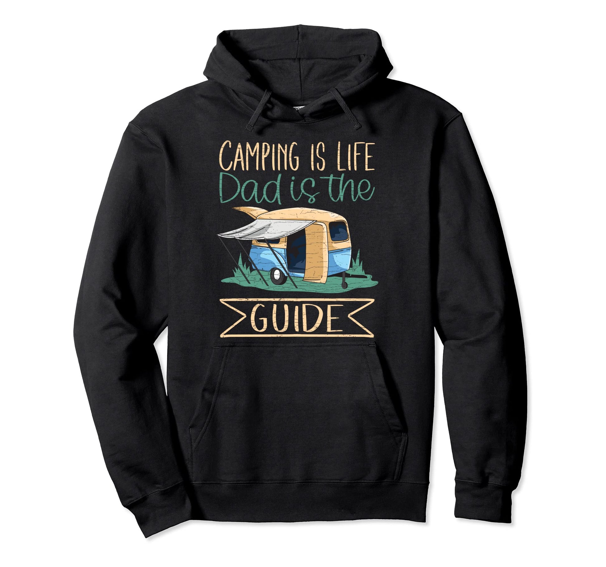 Camping Dad Camp Hoodie - Graphic Print for Adults - T-Shirt, Sweatshirt, Hoodie