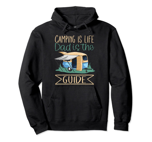 Camping Dad Camp Hoodie - Graphic Print for Adults - T-Shirt, Sweatshirt, Hoodie