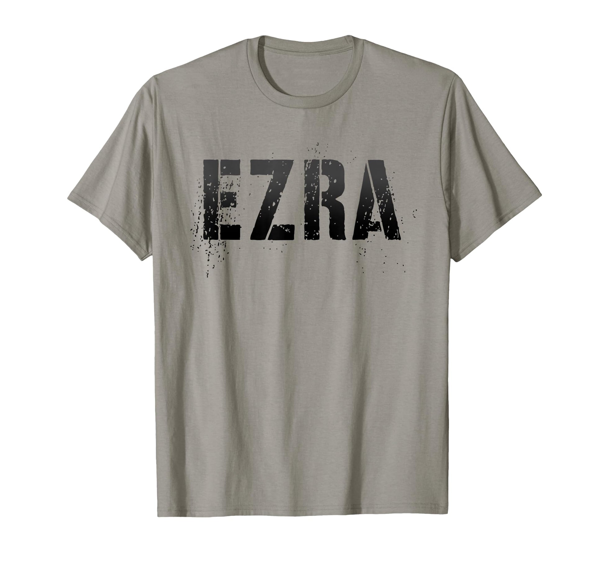 First Name Ezra Military Personalized T-Shirt - Novelty Apparel Unisex - T-Shirt, Sweatshirt, Hoodie