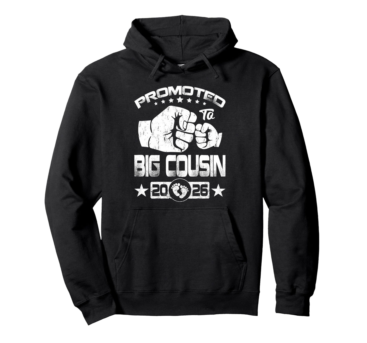 Promoted To Big Cousin 2026 Cousin Hoodie - Streetwear Style for Adults - T-Shirt, Sweatshirt, Hoodie