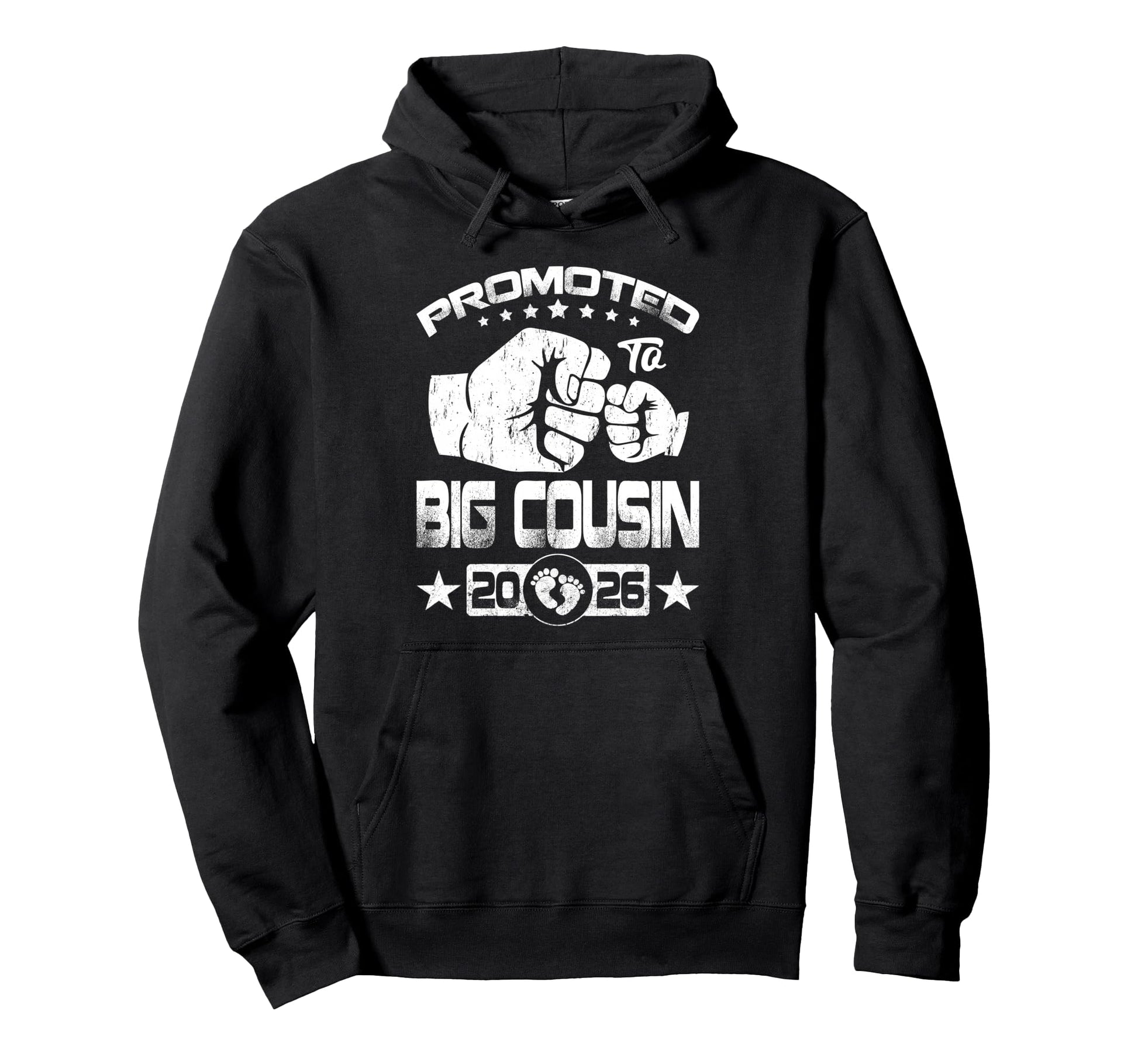 Promoted To Big Cousin 2026 Cousin Hoodie - Streetwear Style for Adults - T-Shirt, Sweatshirt, Hoodie