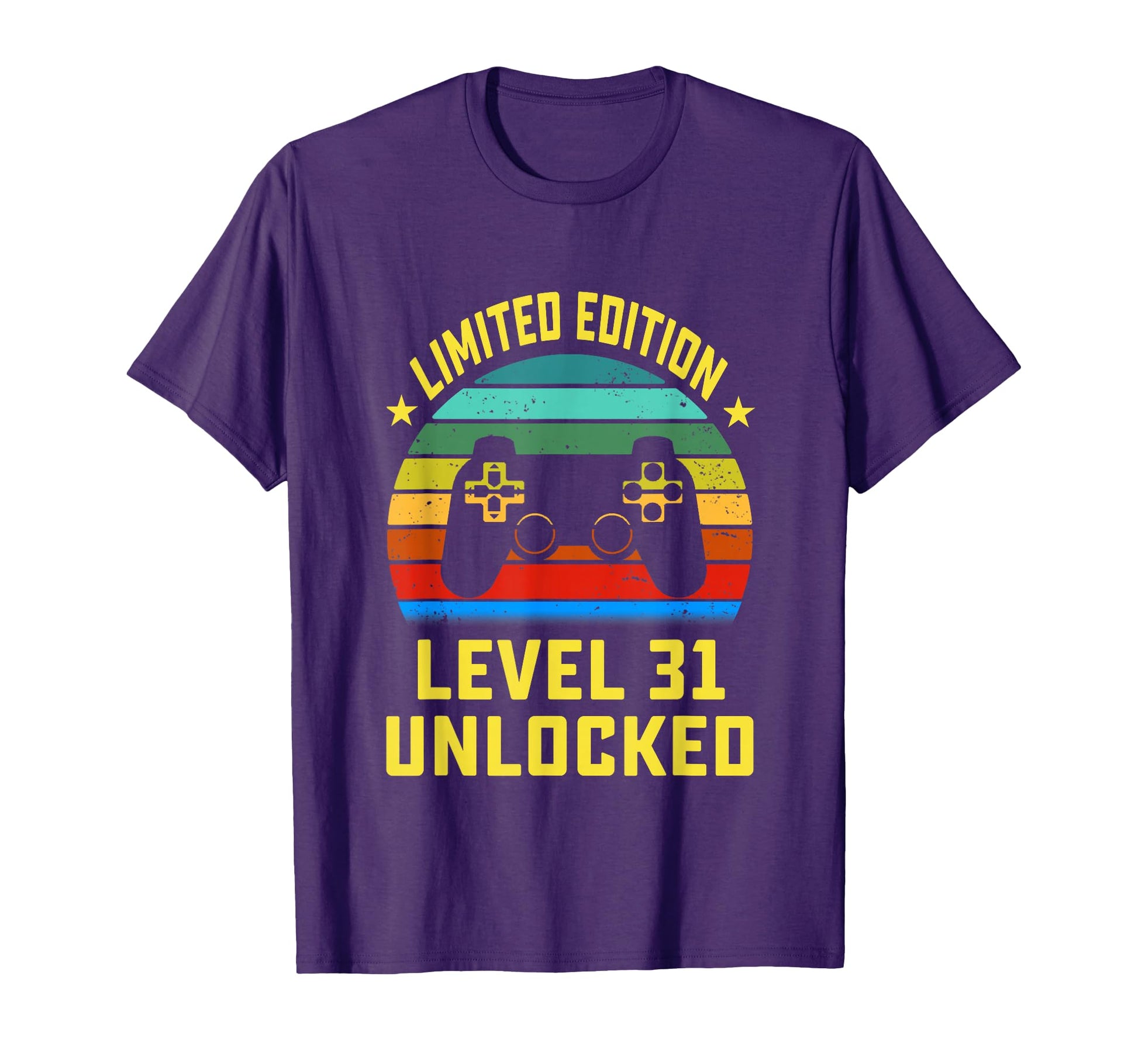 31St Birthday Gift Level 31 Years Old T-Shirt - Custom Art Print Unisex - T-Shirt, Sweatshirt, Hoodie