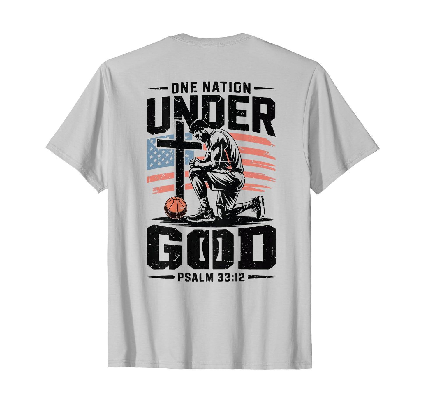 Patriotic Basketball Christian One T-Shirt - Aesthetic Graphic Unisex - T-Shirt, Sweatshirt, Hoodie
