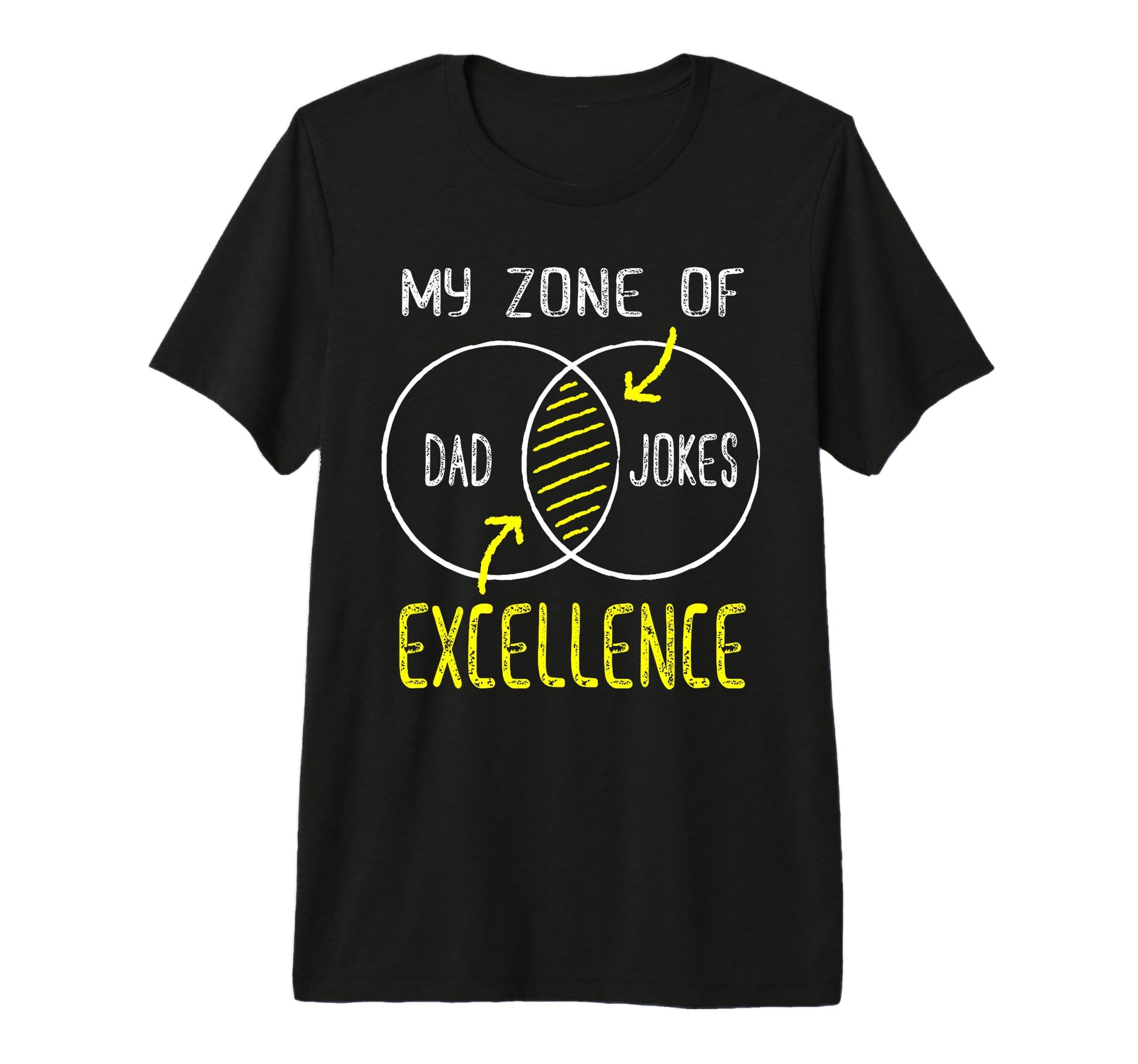 Mens My Zone Excellence Dad Joke T-Shirt - Fun Novelty Design for Adults - T-Shirt, Sweatshirt, Hoodie