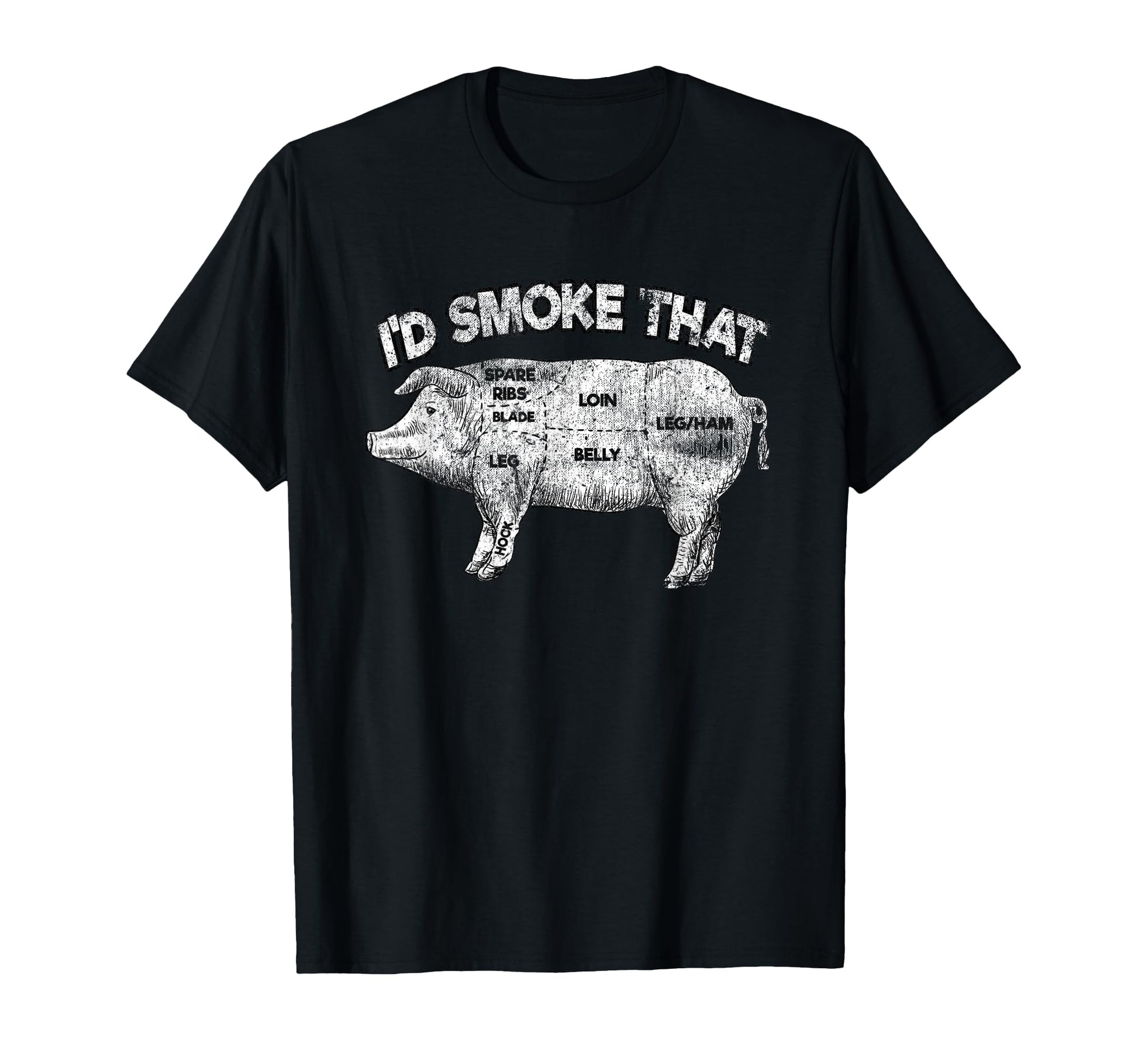 Id Smoke That Funny Bbq Smoker T-Shirt - Casual Everyday Wear for Adults - T-Shirt, Sweatshirt, Hoodie