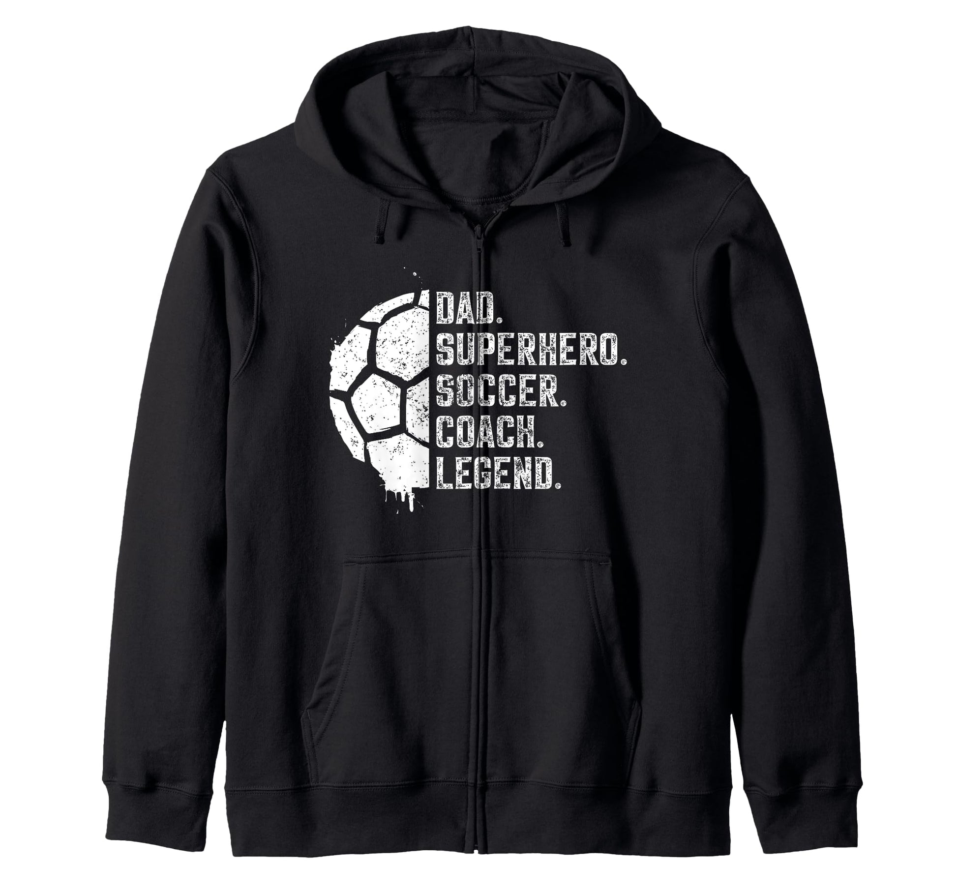 Dad Superhero Soccer Coach Legend Gift Sweatshirt - Graphic Print Unisex - T-Shirt, Sweatshirt, Hoodie