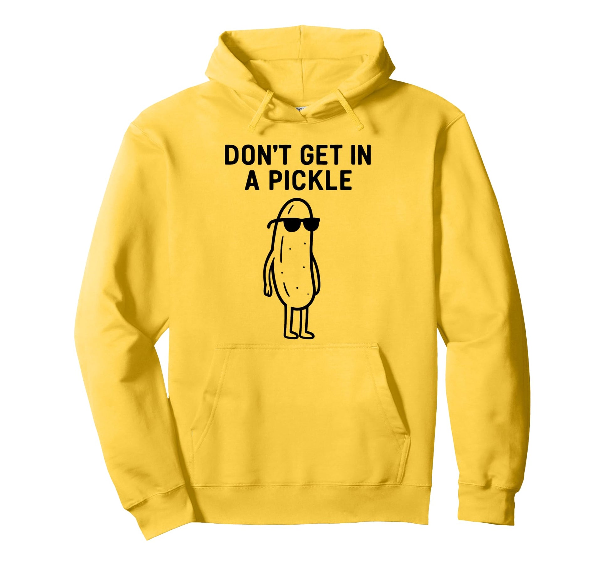 Dont Get Pickle Funny Baseball Pun Hoodie - Novelty Apparel for Adults - T-Shirt, Sweatshirt, Hoodie