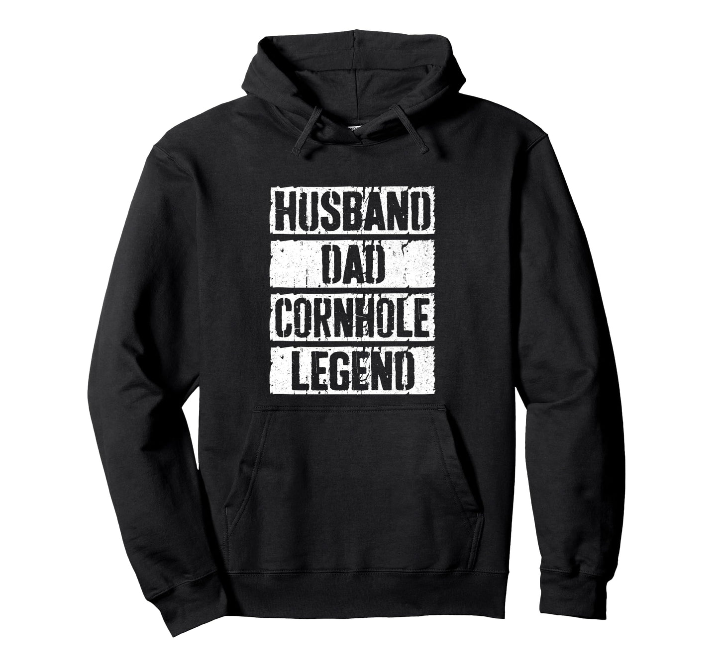 Husband Dad Cornhole Legend Fathers Day Hoodie - Trendy Graphic Unisex - T-Shirt, Sweatshirt, Hoodie