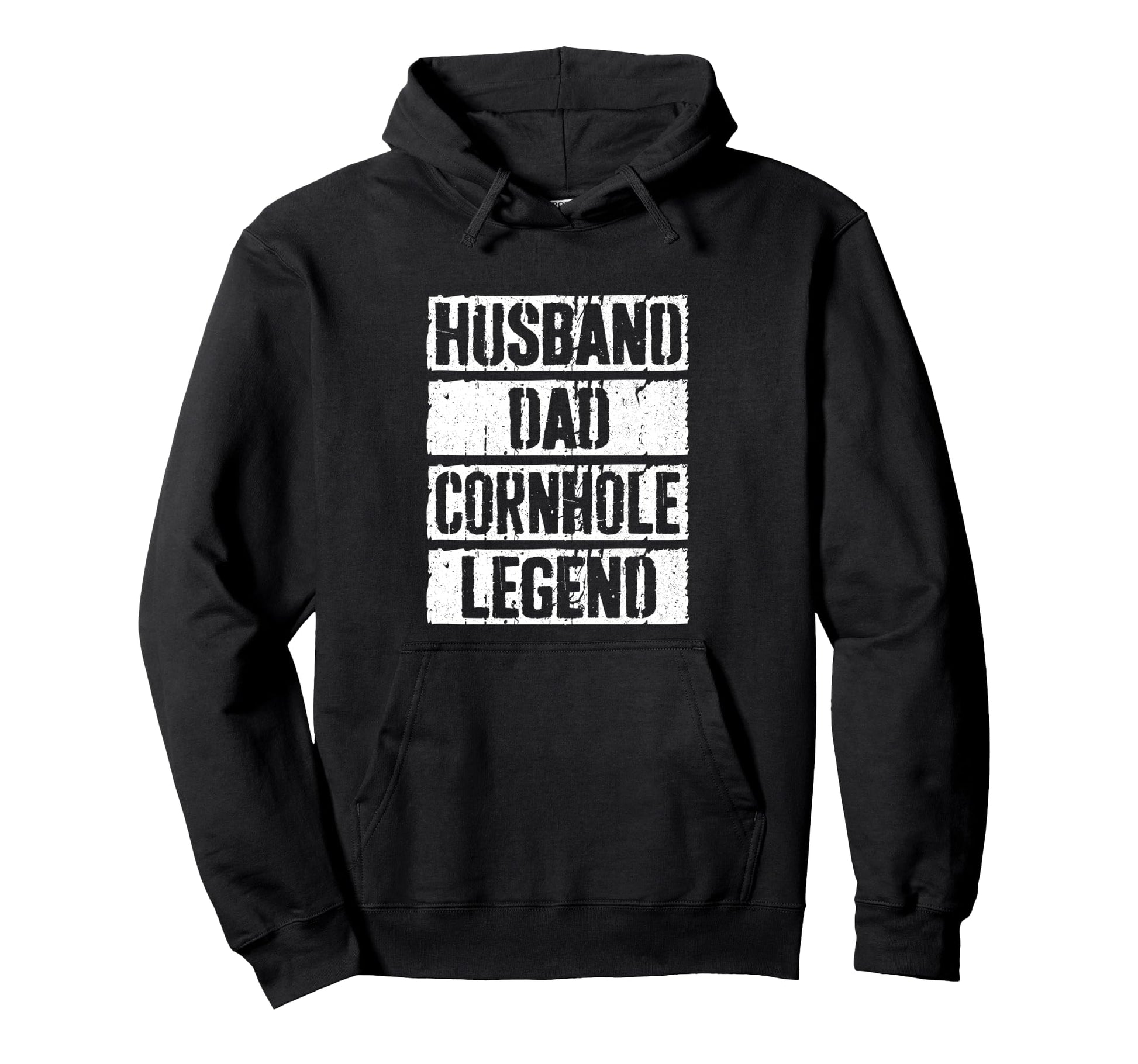 Husband Dad Cornhole Legend Fathers Day Hoodie - Trendy Graphic Unisex - T-Shirt, Sweatshirt, Hoodie