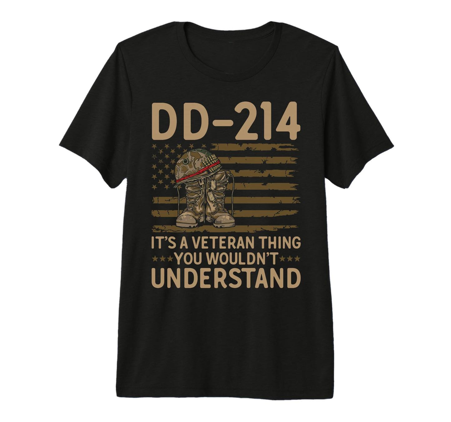 Funny Dd 214 Its Veteran Thing Camo T-Shirt - Minimalist Print Unisex - T-Shirt, Sweatshirt, Hoodie