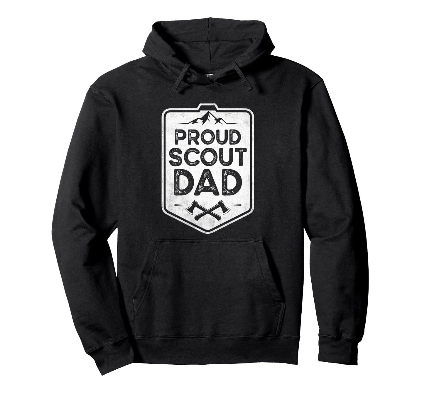 Proud Scout Dad Camping Scouting Scouts Hoodie - Trendy Graphic Unisex - T-Shirt, Sweatshirt, Hoodie