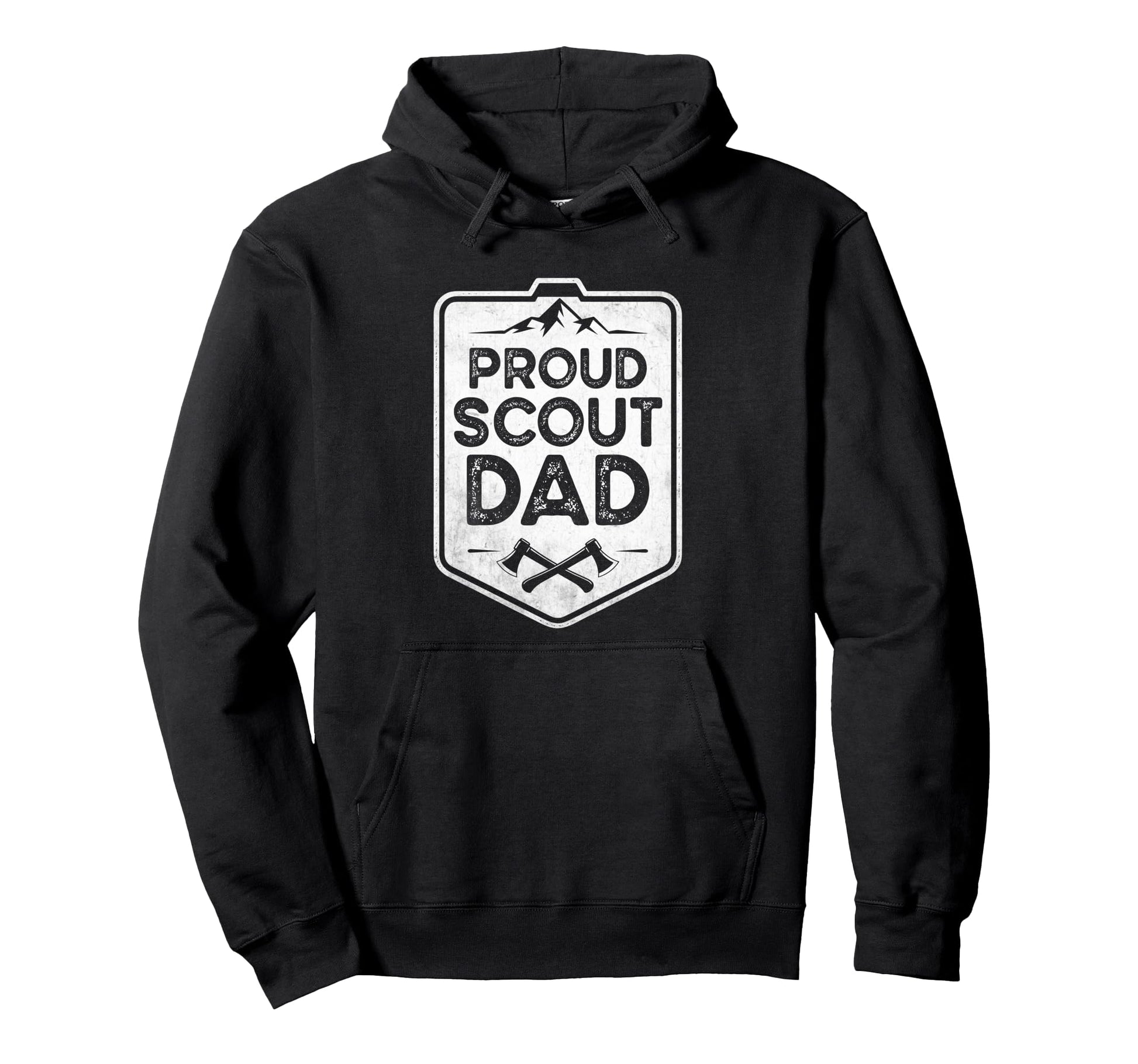 Proud Scout Dad Camping Scouting Scouts Hoodie - Trendy Graphic Unisex - T-Shirt, Sweatshirt, Hoodie