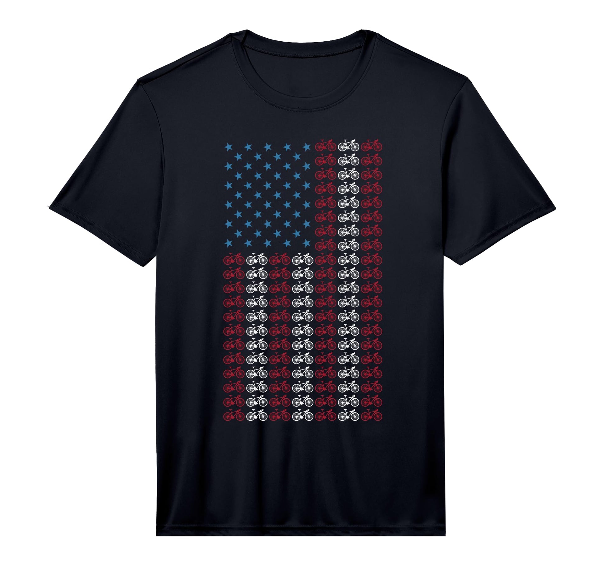 Mens Bicycle American Flag 4Th July T-Shirt - Streetwear Style Unisex - T-Shirt, Sweatshirt, Hoodie