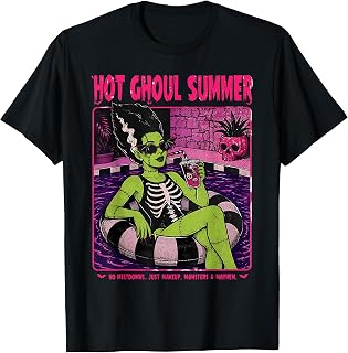 Retro Funny The Bride Frankenstein Monster Hot Ghoul Summer T-Shirt Unisex T-shirt, Sweatshirt, Hoodie, Long Sleeve Tee - T-Shirt, Sweatshirt, Hoodie