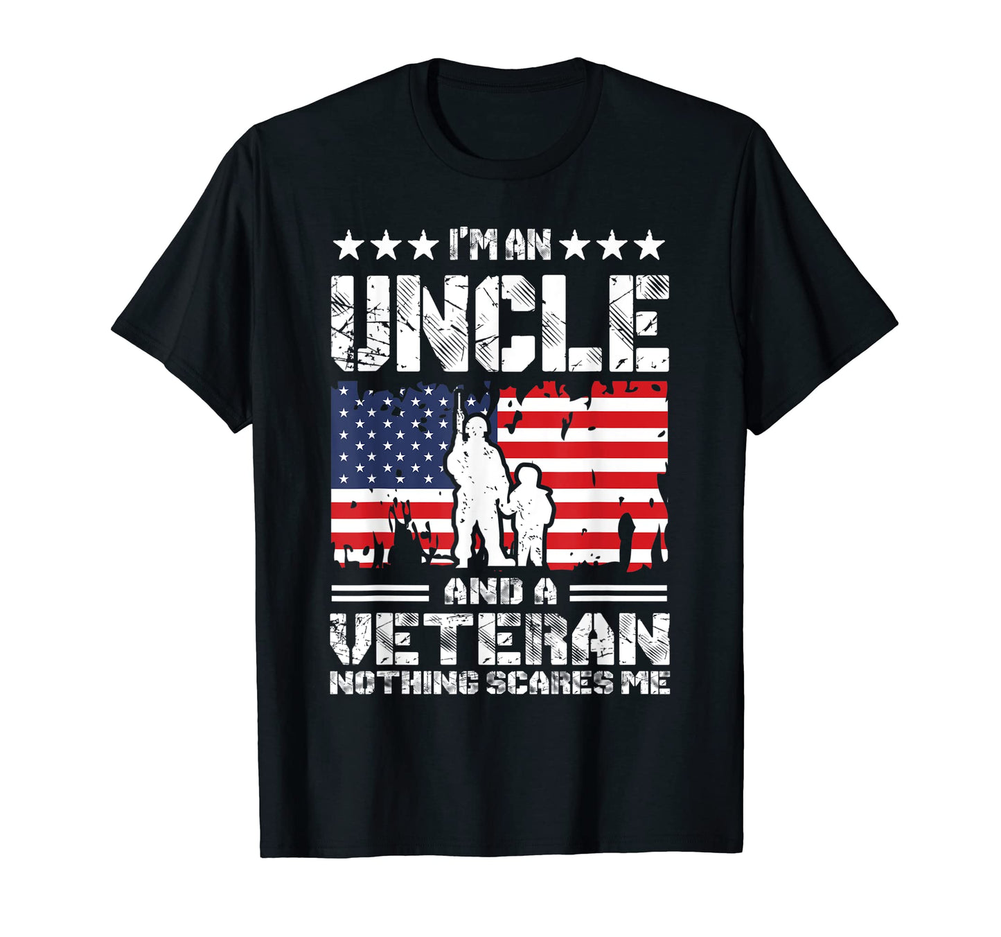 Mens Im Uncle And Veteran Nothing T-Shirt - Novelty Apparel Men Women - T-Shirt, Sweatshirt, Hoodie