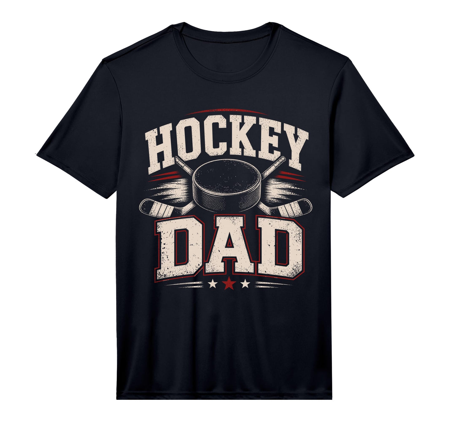 Mens Hockey Dad Sports Dad Performance T-Shirt - Graphic Print Men Women - T-Shirt, Sweatshirt, Hoodie
