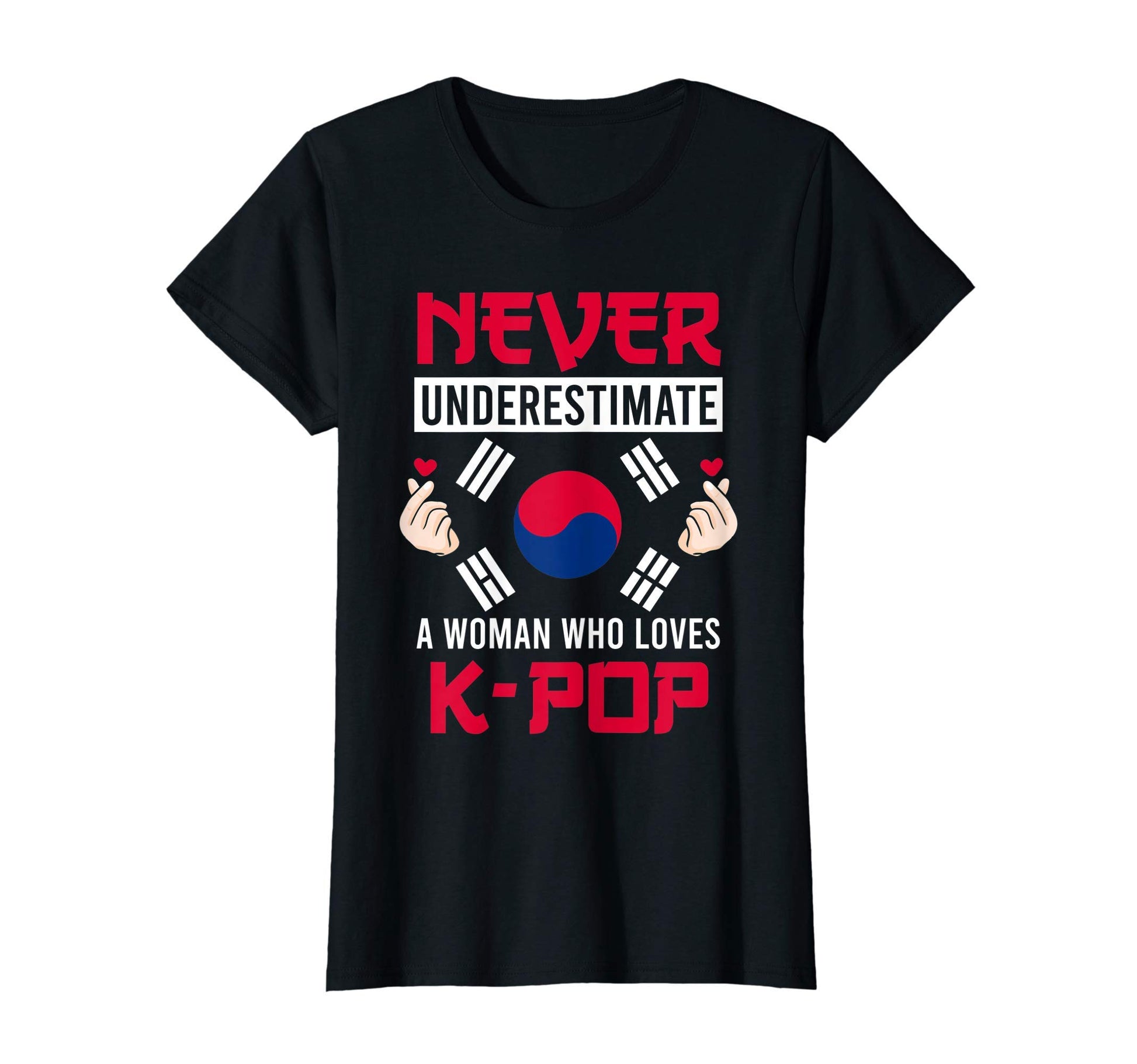Womens Who Loves Kpop K Pop Gift T-Shirt - Novelty Apparel Unisex - T-Shirt, Sweatshirt, Hoodie