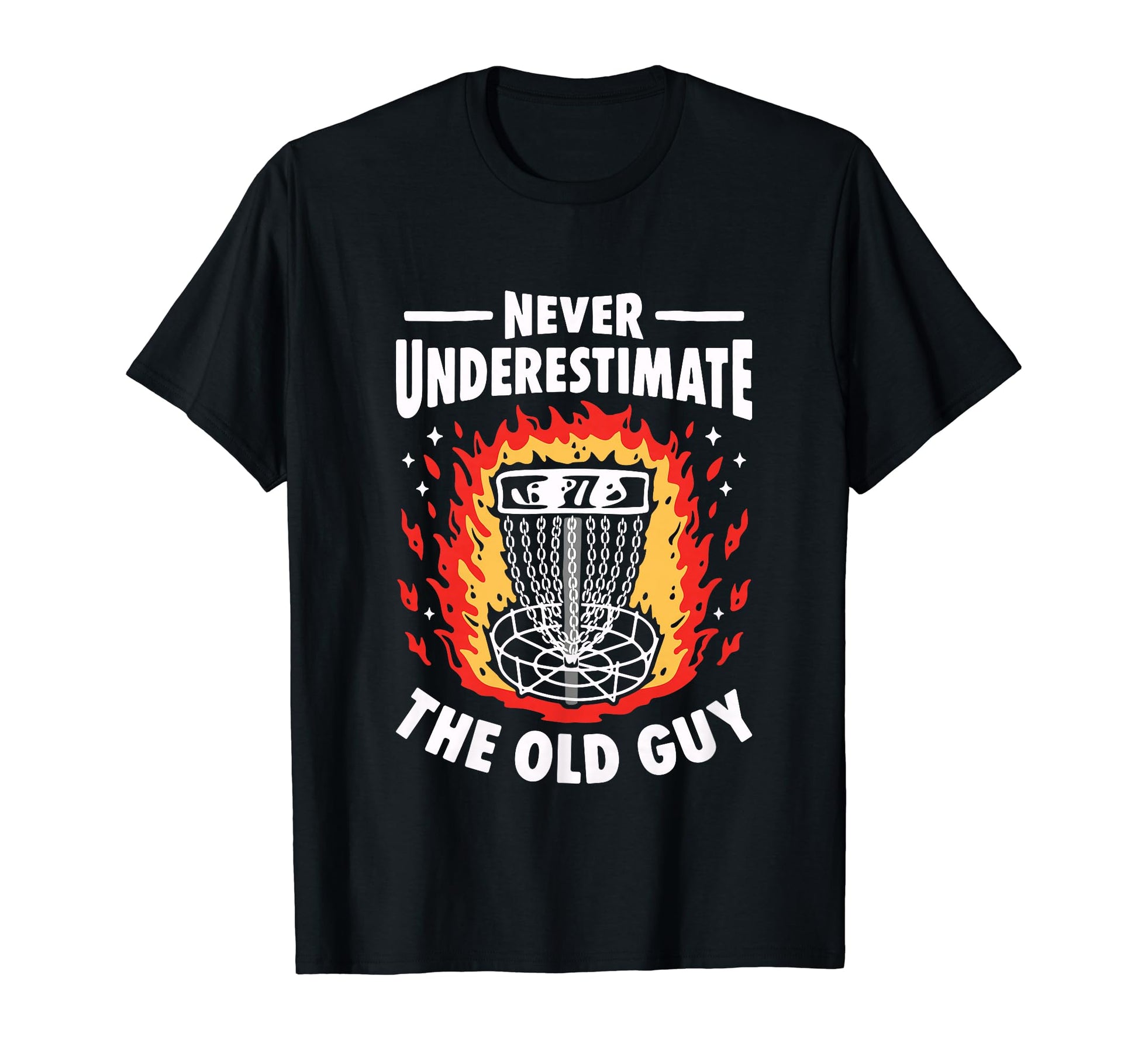 Never Underestimate Old Guy Disc Golf T-Shirt - Streetwear Style Men Women - T-Shirt, Sweatshirt, Hoodie
