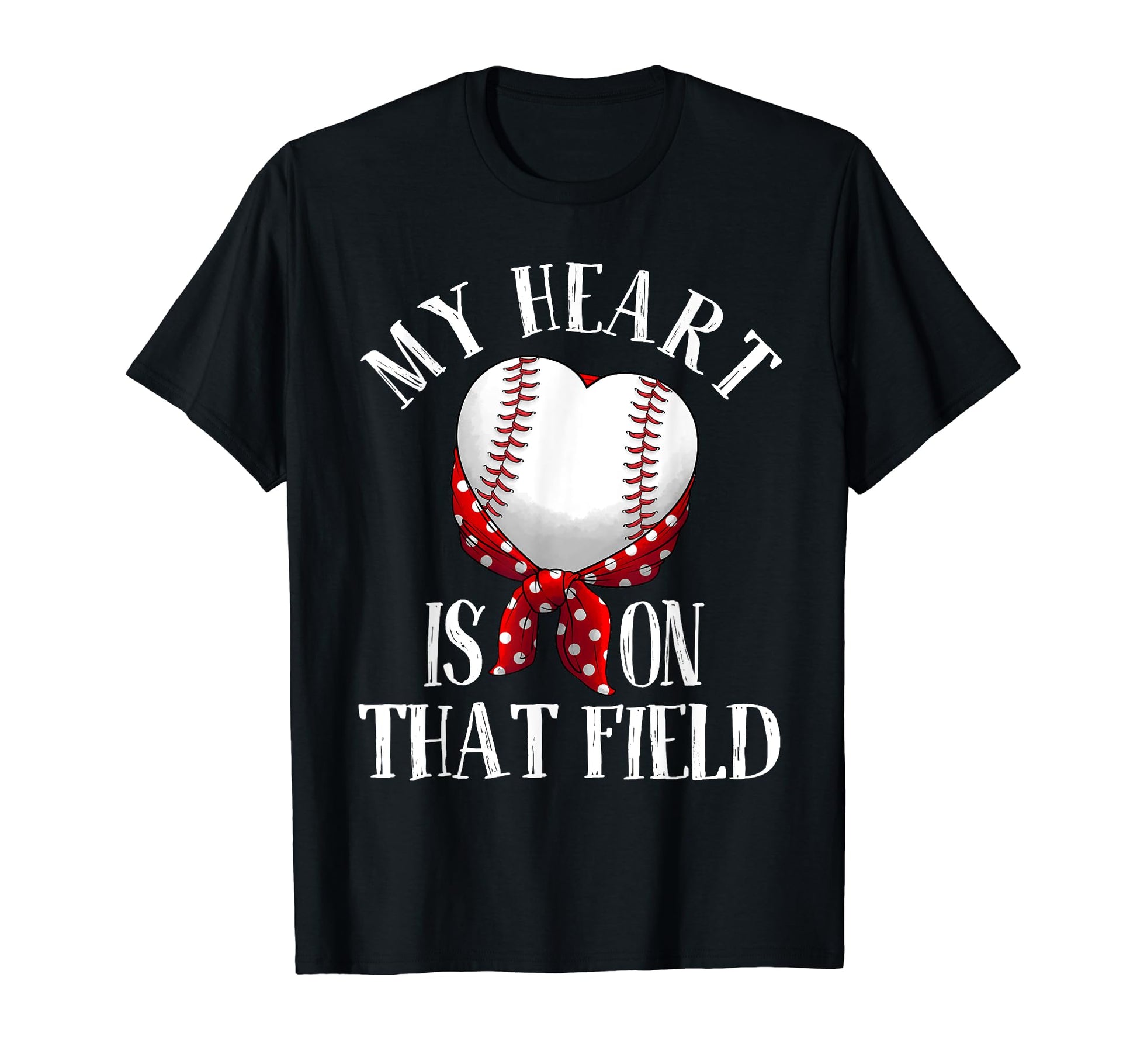 Funny My Heart Is That Field Gift Baseball T-Shirt - Trendy Graphic Unisex - T-Shirt, Sweatshirt, Hoodie