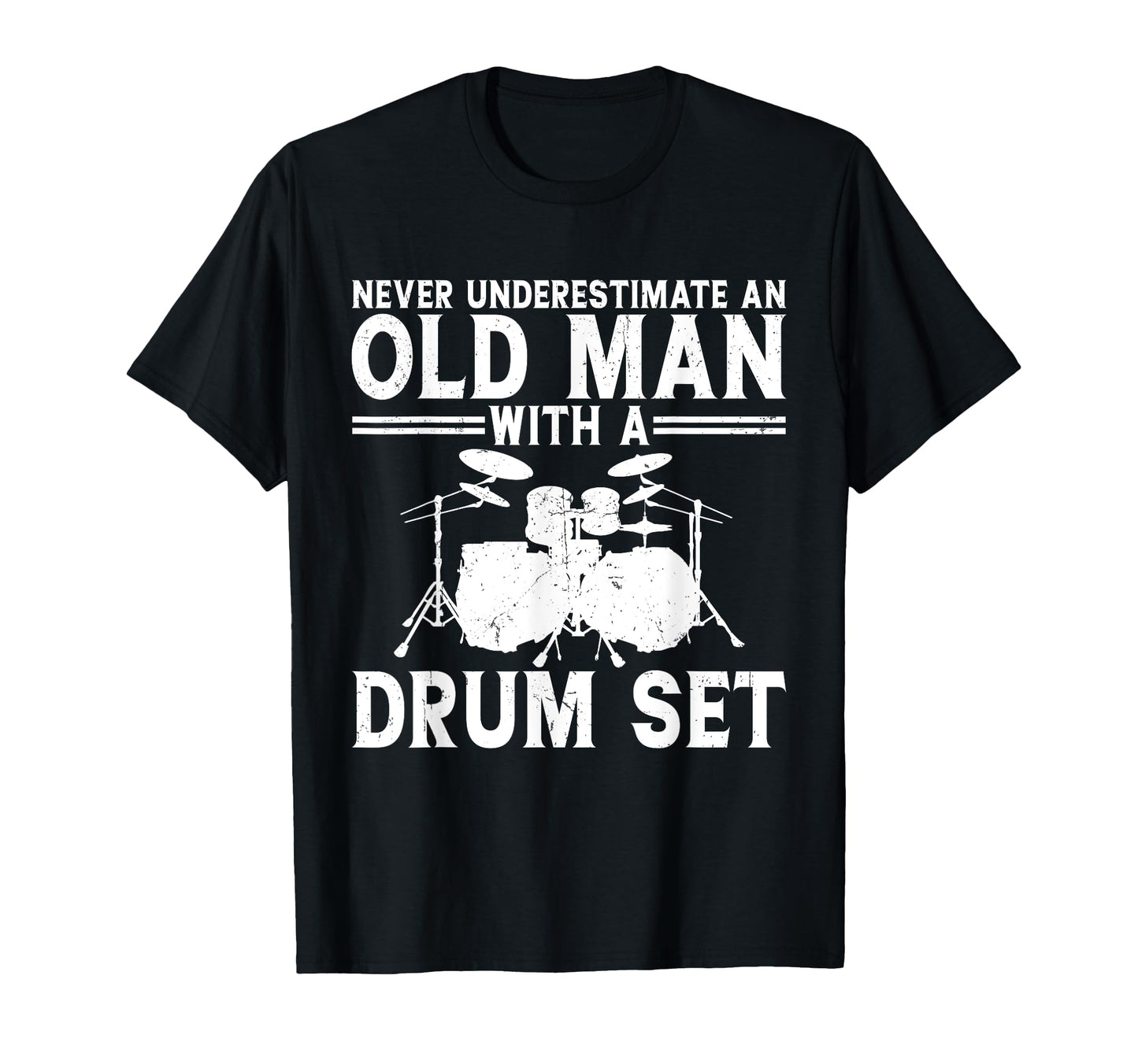 Drummer Art Dad Drum Set Player Drum T-Shirt - Custom Art Print Men Women - T-Shirt, Sweatshirt, Hoodie