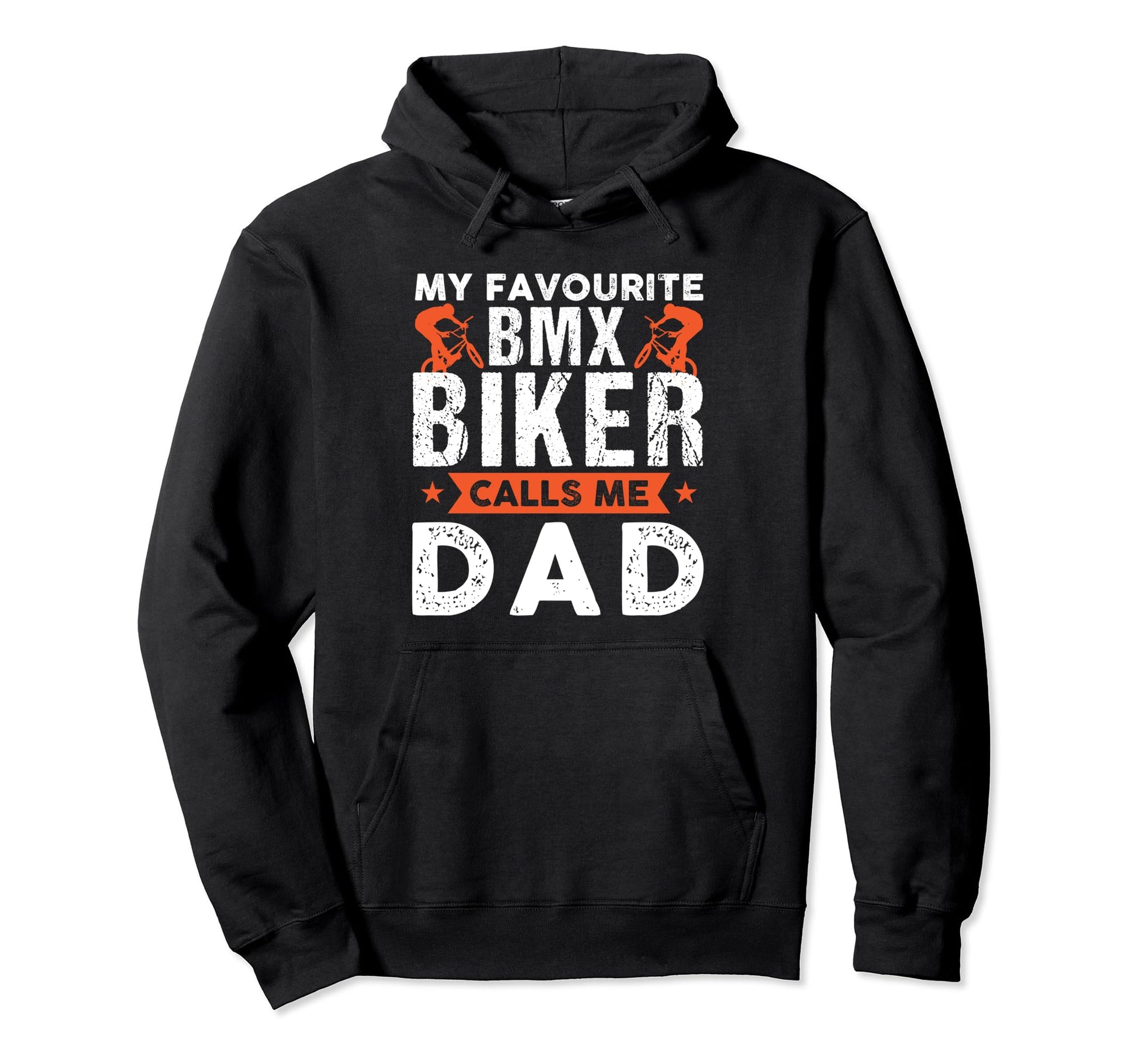 My Favourite Bmx Biker Calls Me Dad Biker Hoodie - Minimalist Print Unisex - T-Shirt, Sweatshirt, Hoodie