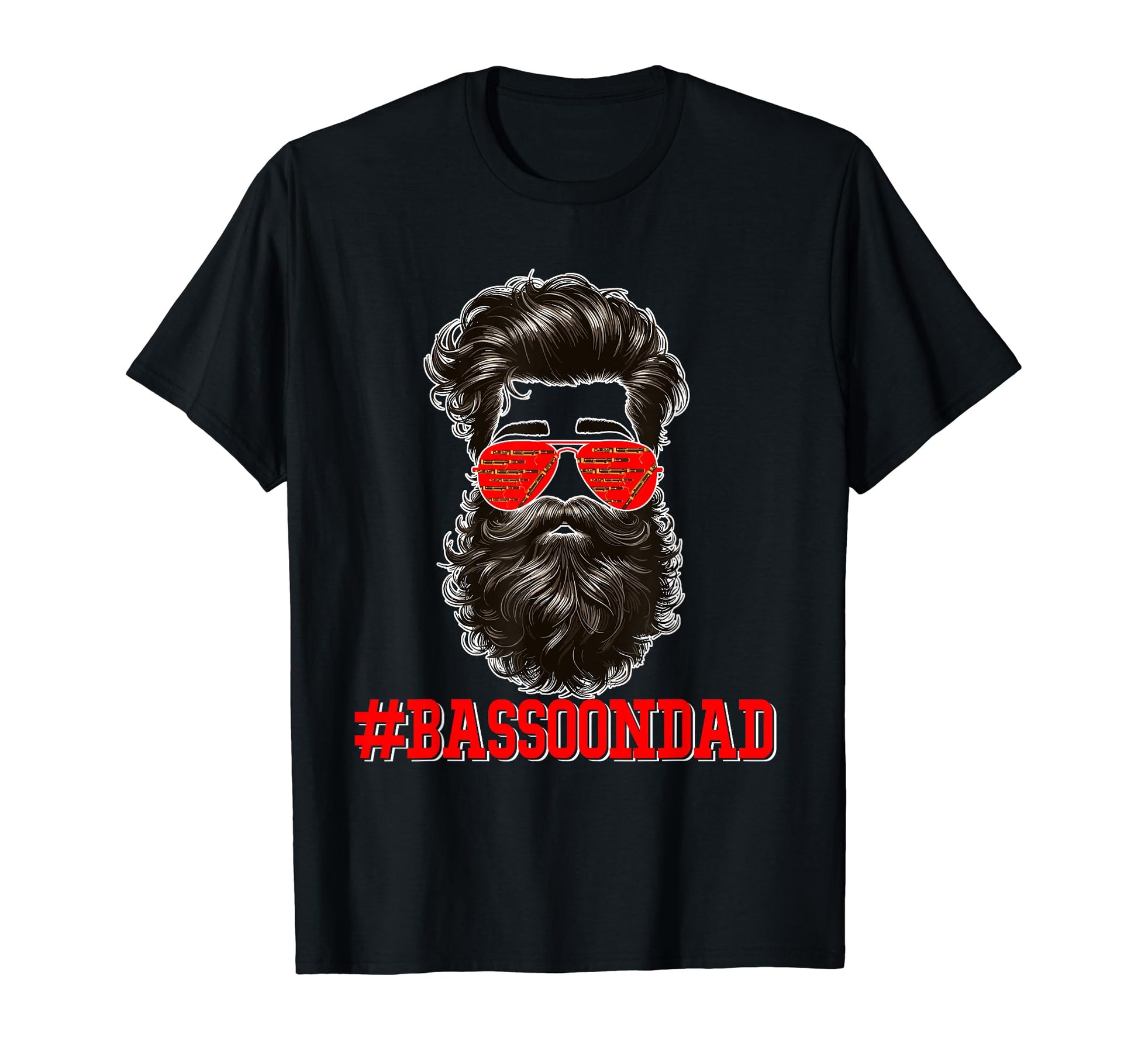 Bassoon Dad Costume Sunglasses T-Shirt - Unique Graphic Men Women - T-Shirt, Sweatshirt, Hoodie