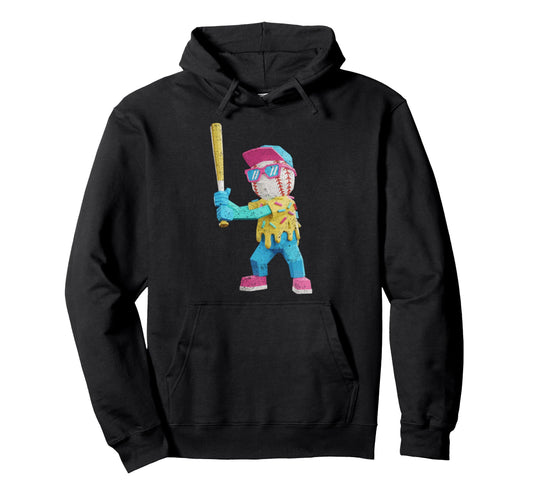 Baseball Ice Cream Drip Gamer Gifts T-Shirt - Fun Novelty Design Unisex - T-Shirt, Sweatshirt, Hoodie