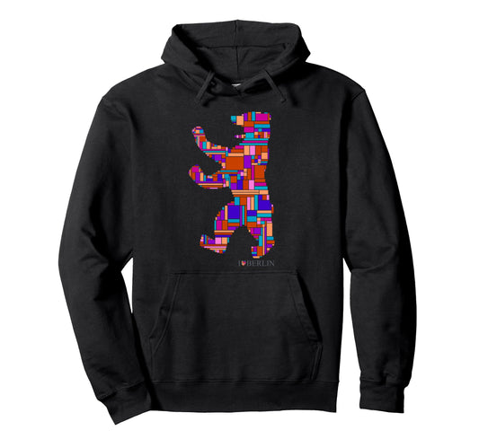 Berlin Berlin Bear I Love Berlin Hoodie - Fun Novelty Design Men Women - T-Shirt, Sweatshirt, Hoodie