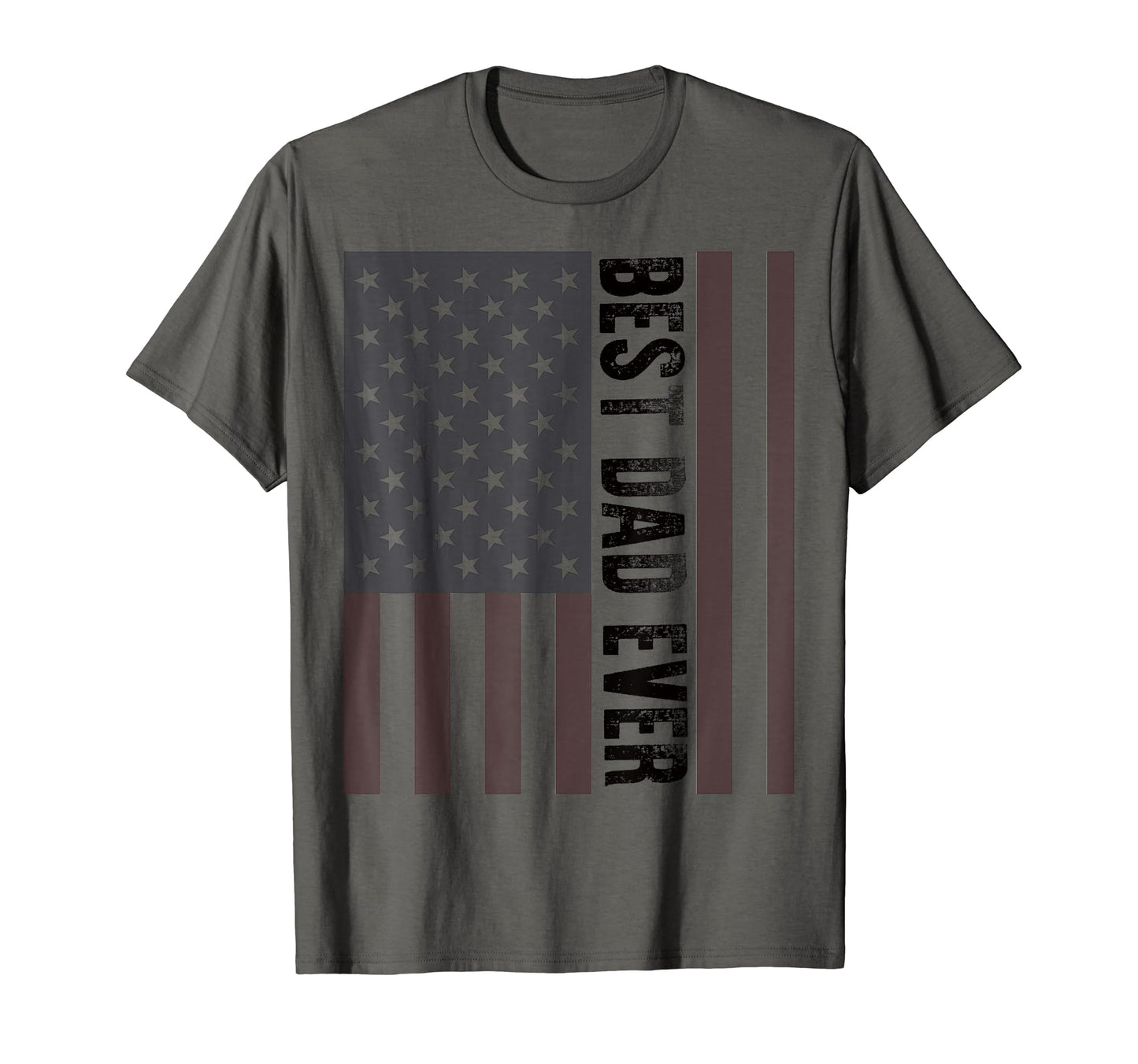 Mens Best Dad Ever American T-Shirt - Fun Novelty Design for Adults - T-Shirt, Sweatshirt, Hoodie