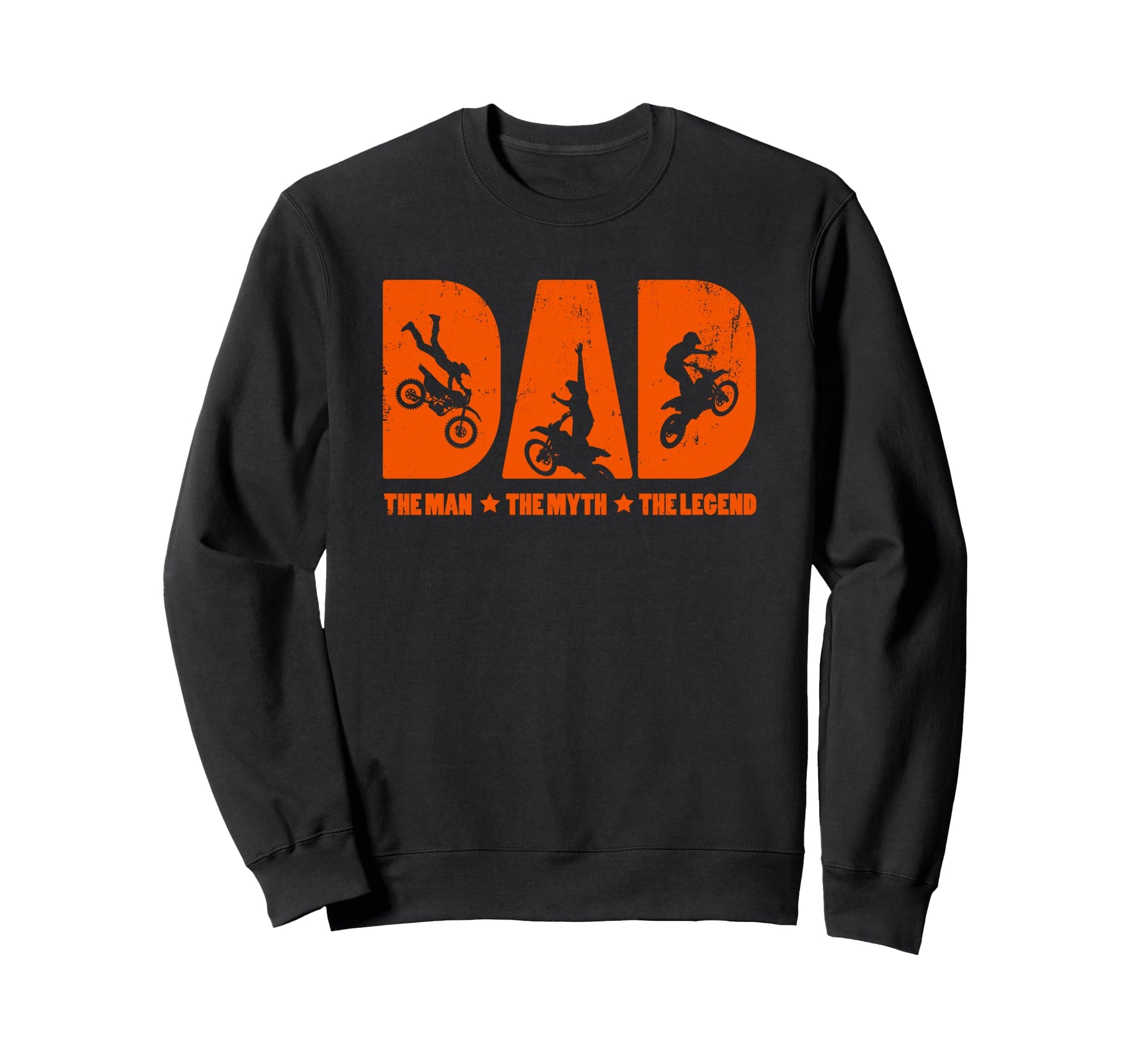 Dad Myth Motocross Legend Biker Sweatshirt - Streetwear Style Men Women - T-Shirt, Sweatshirt, Hoodie