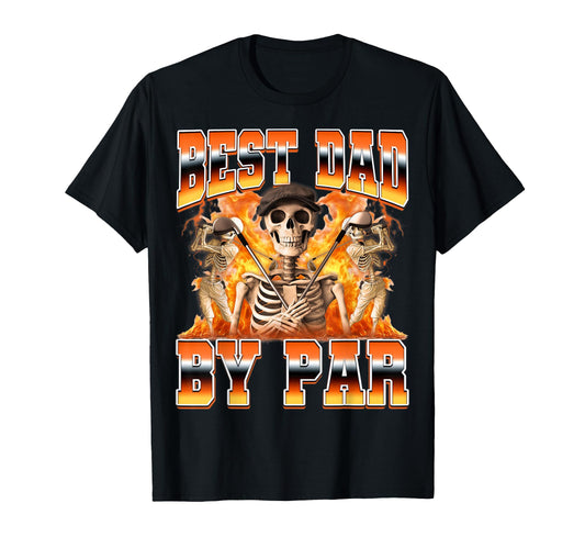 Best Dad Par Golf Dad Golf Player T-Shirt - Custom Art Print for Adults - T-Shirt, Sweatshirt, Hoodie