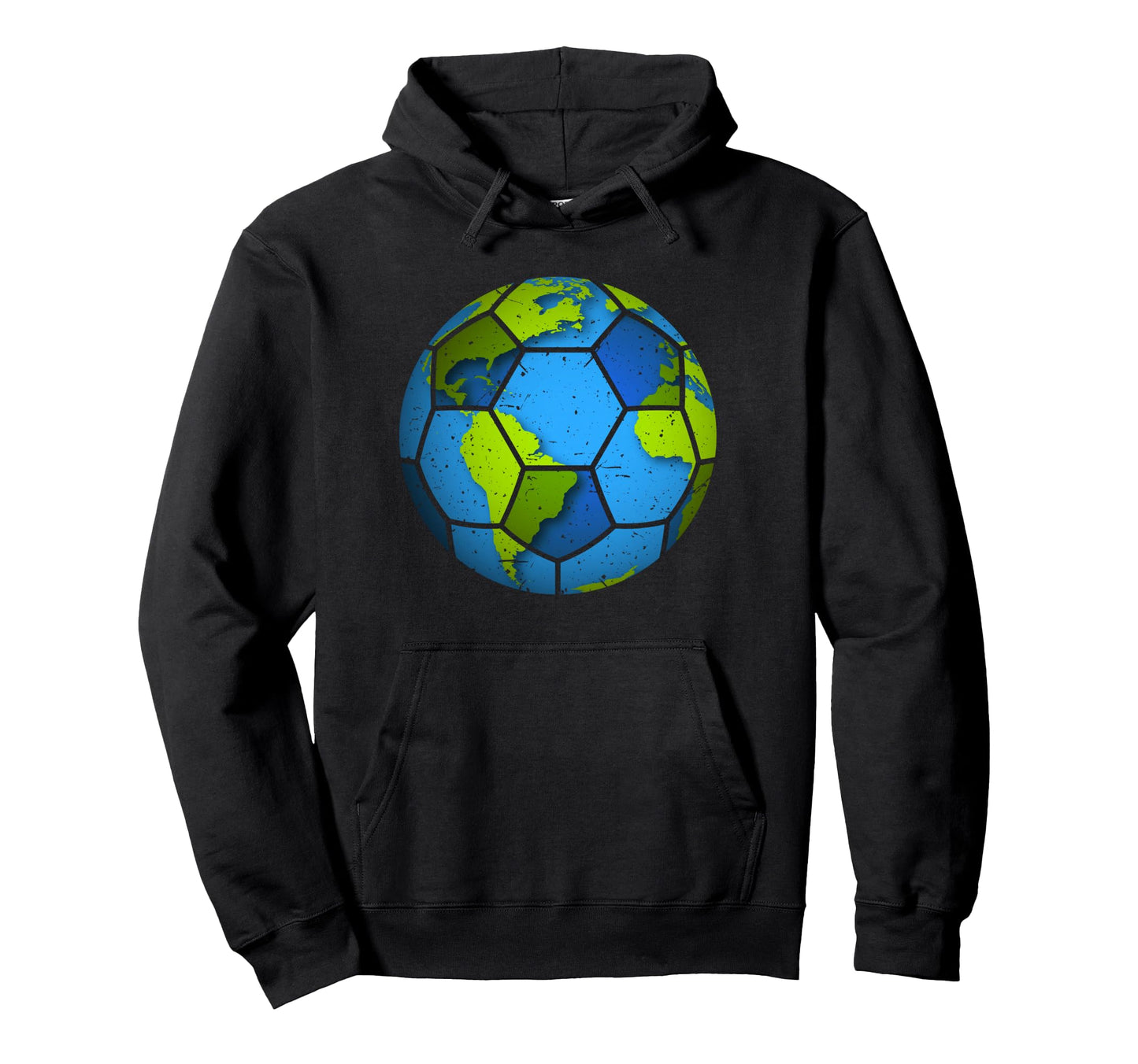 Earth Soccer Ball Earth Day Favors Funny Hoodie - Novelty Apparel Unisex - T-Shirt, Sweatshirt, Hoodie