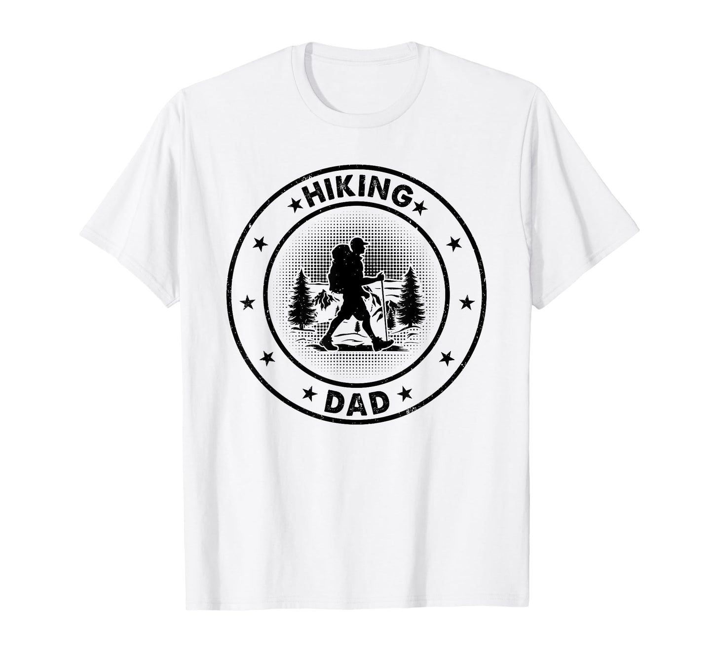 Hiking Dad Mountain Hiker Daddy T-Shirt - Minimalist Print Unisex - T-Shirt, Sweatshirt, Hoodie