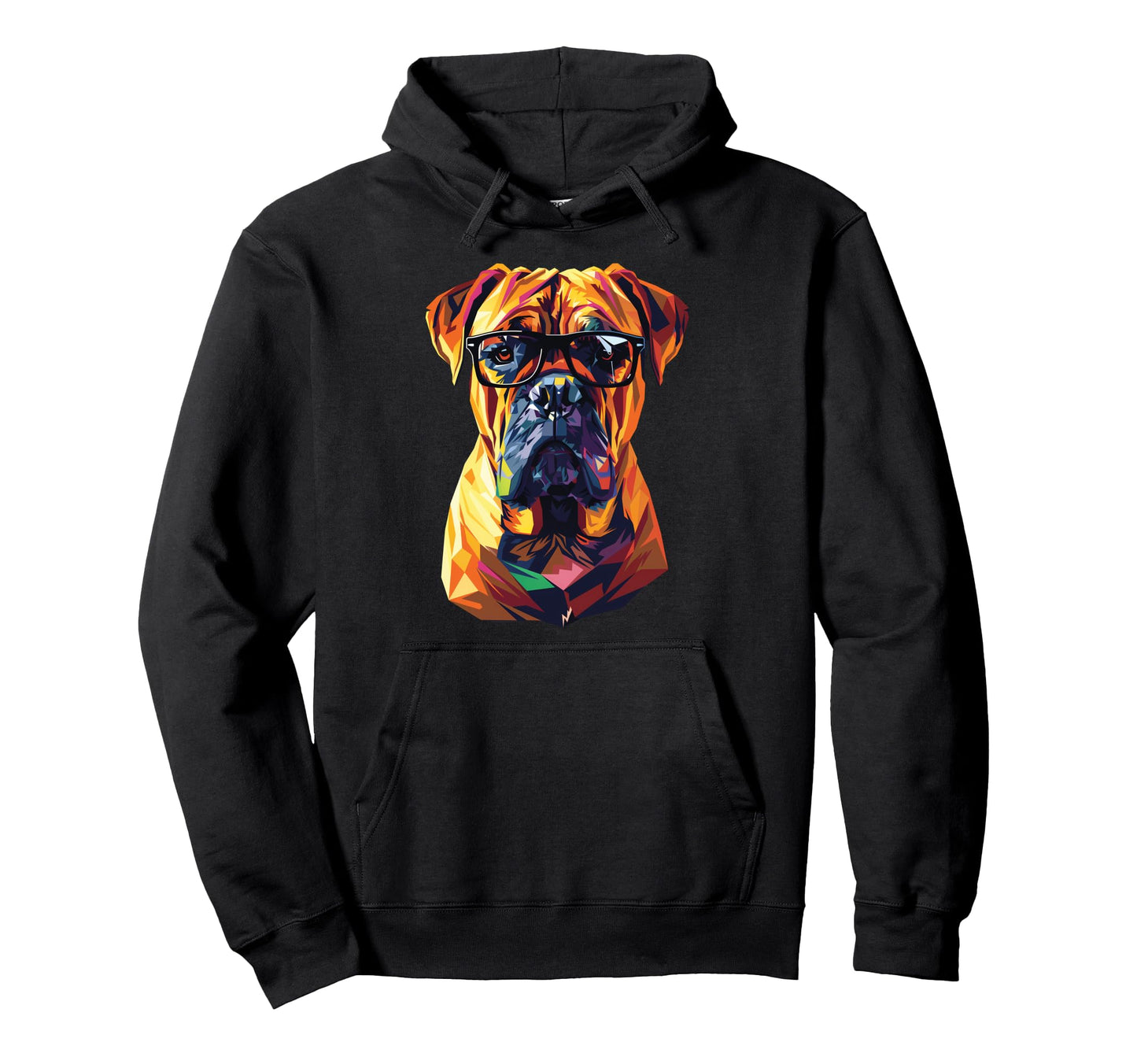 Dog Dad Mom Sunglasses Bullmastiff Hoodie - Trendy Graphic Men Women - T-Shirt, Sweatshirt, Hoodie