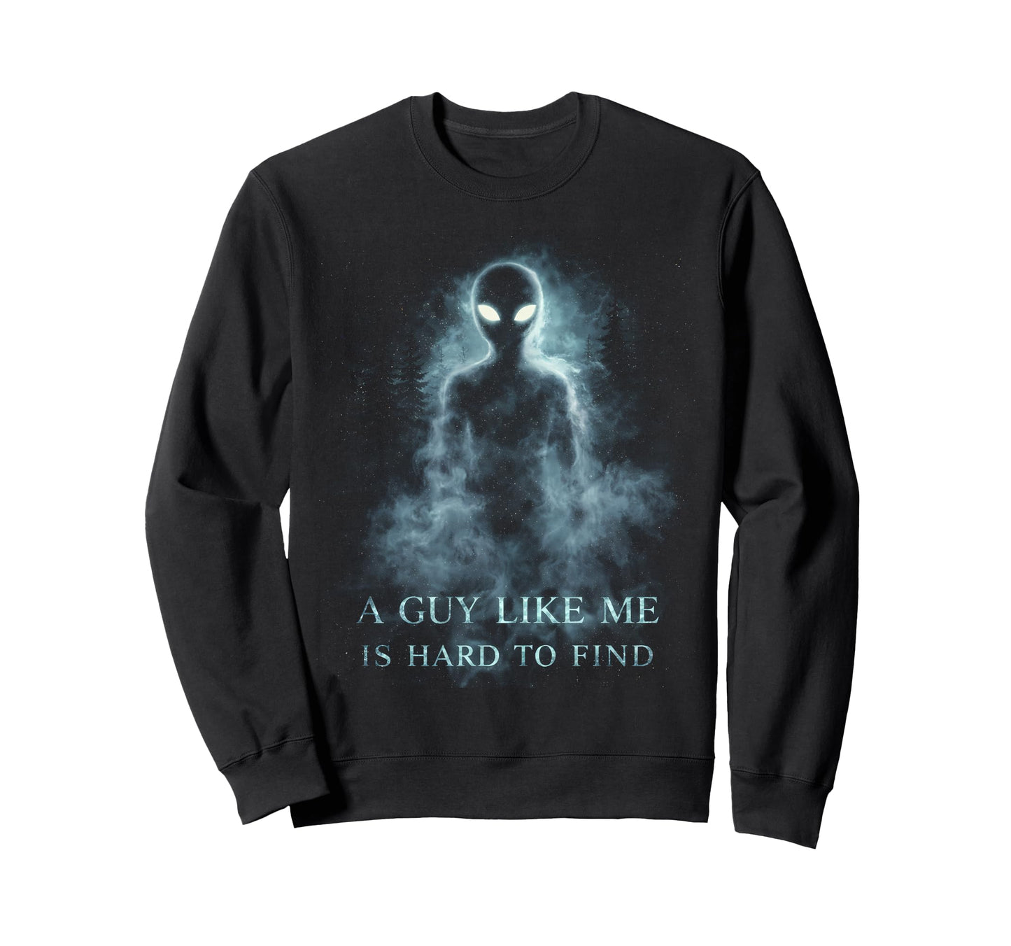 Funny Alien Sunset Forest Sci Fi Sweatshirt - Novelty Apparel Unisex - T-Shirt, Sweatshirt, Hoodie