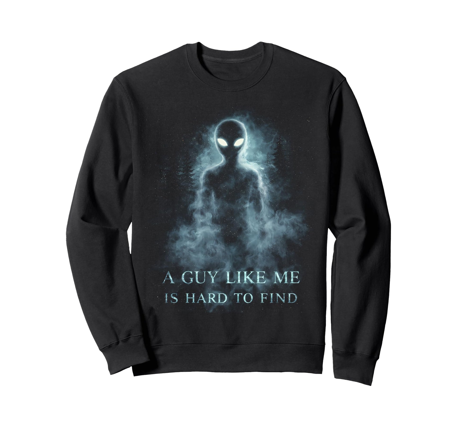 Funny Alien Sunset Forest Sci Fi Sweatshirt - Novelty Apparel Unisex - T-Shirt, Sweatshirt, Hoodie