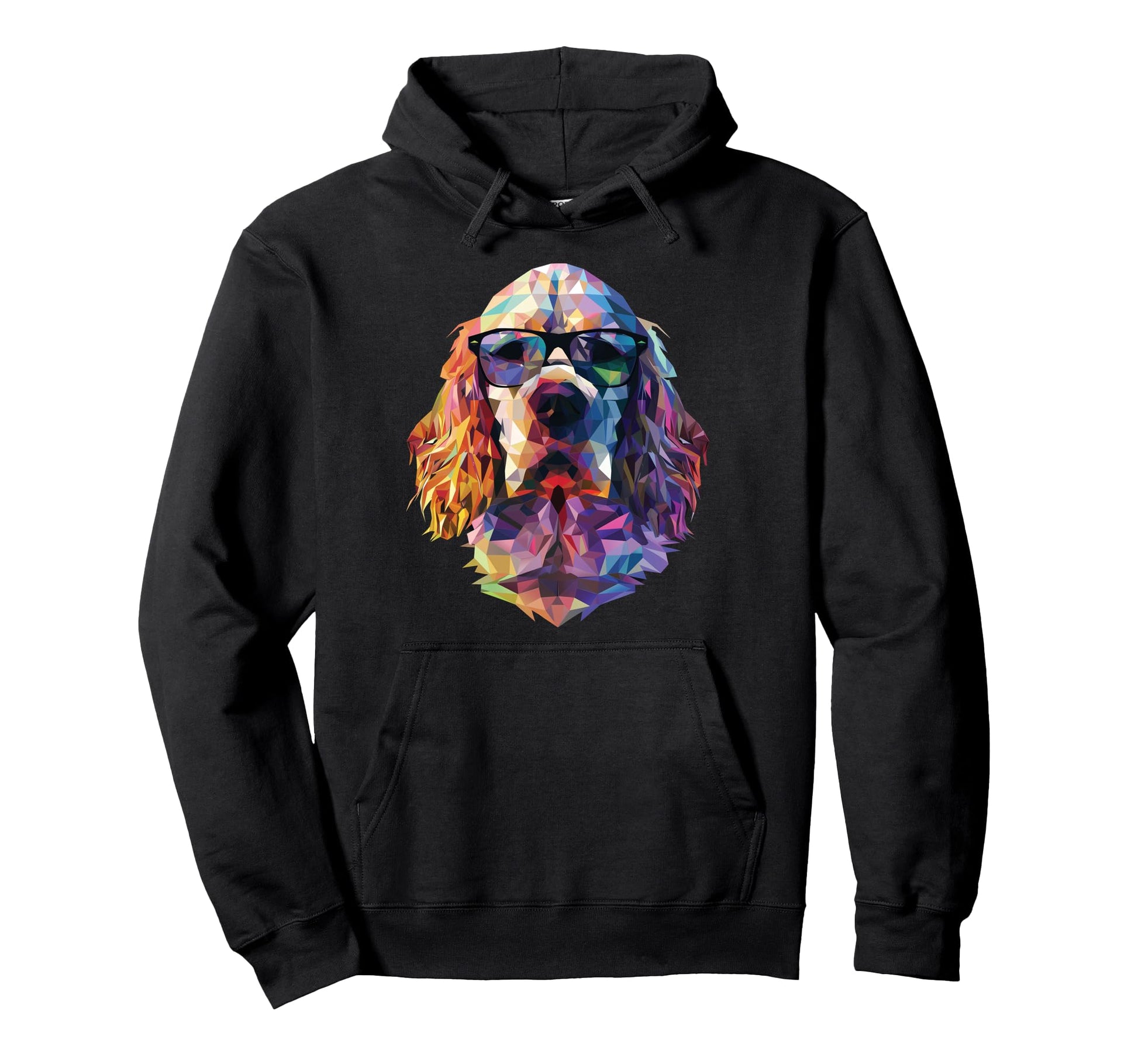 Dog Dad Mom Sunglasses Clumber Spaniel Hoodie - Aesthetic Graphic Unisex - T-Shirt, Sweatshirt, Hoodie