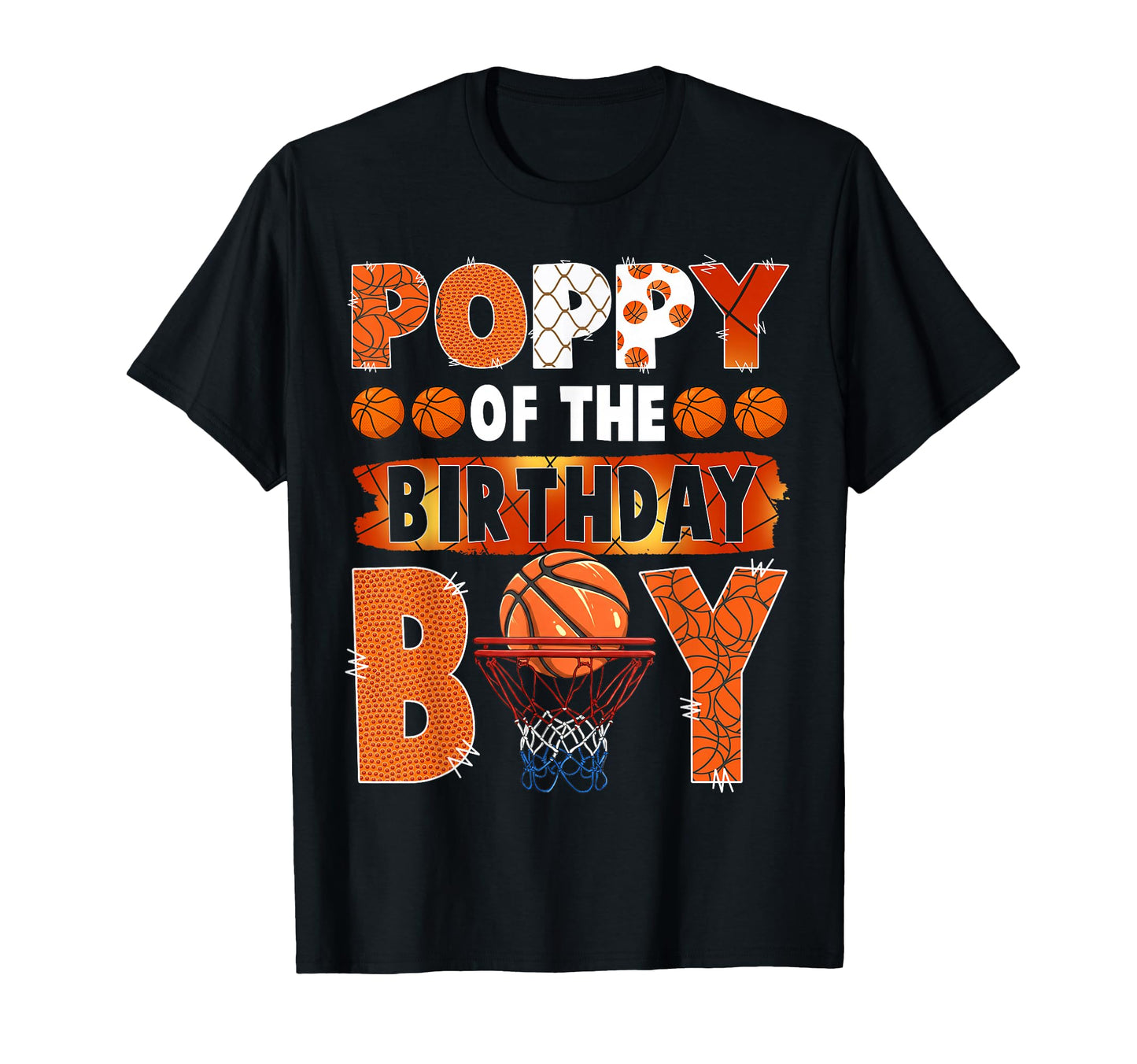 Poppy Birthday Basketball Lover T-Shirt - Unique Graphic for Adults - T-Shirt, Sweatshirt, Hoodie