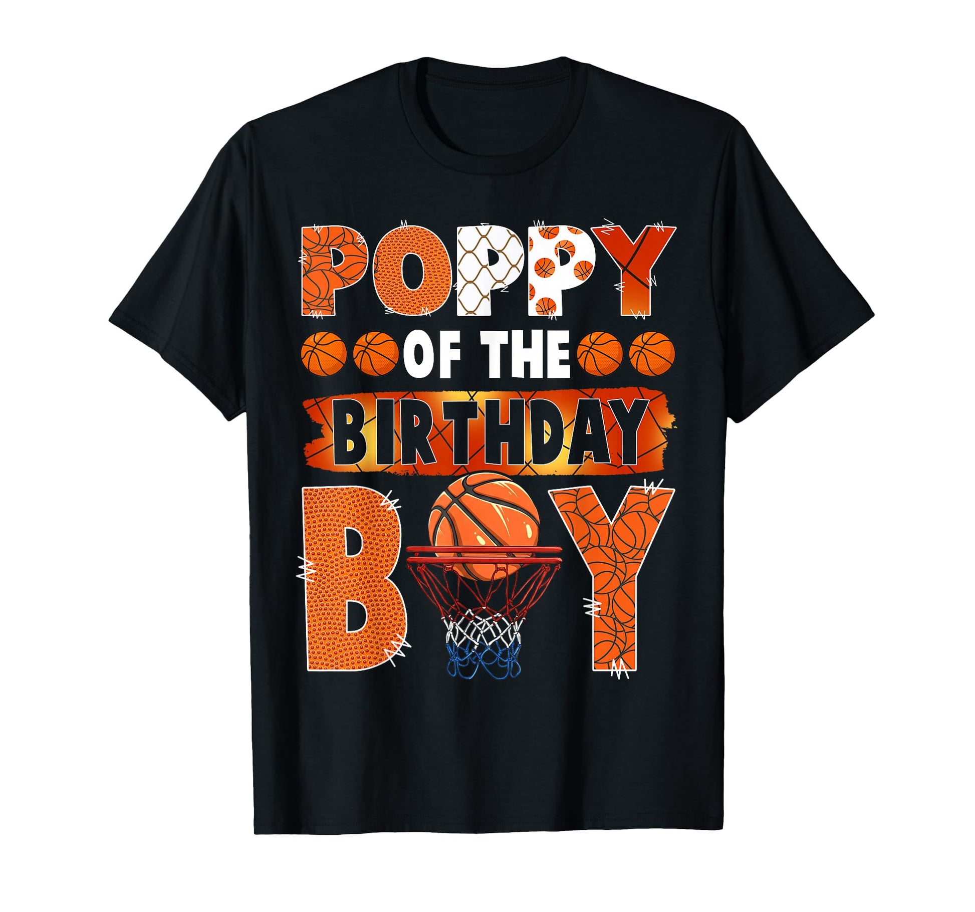 Poppy Birthday Basketball Lover T-Shirt - Unique Graphic for Adults - T-Shirt, Sweatshirt, Hoodie
