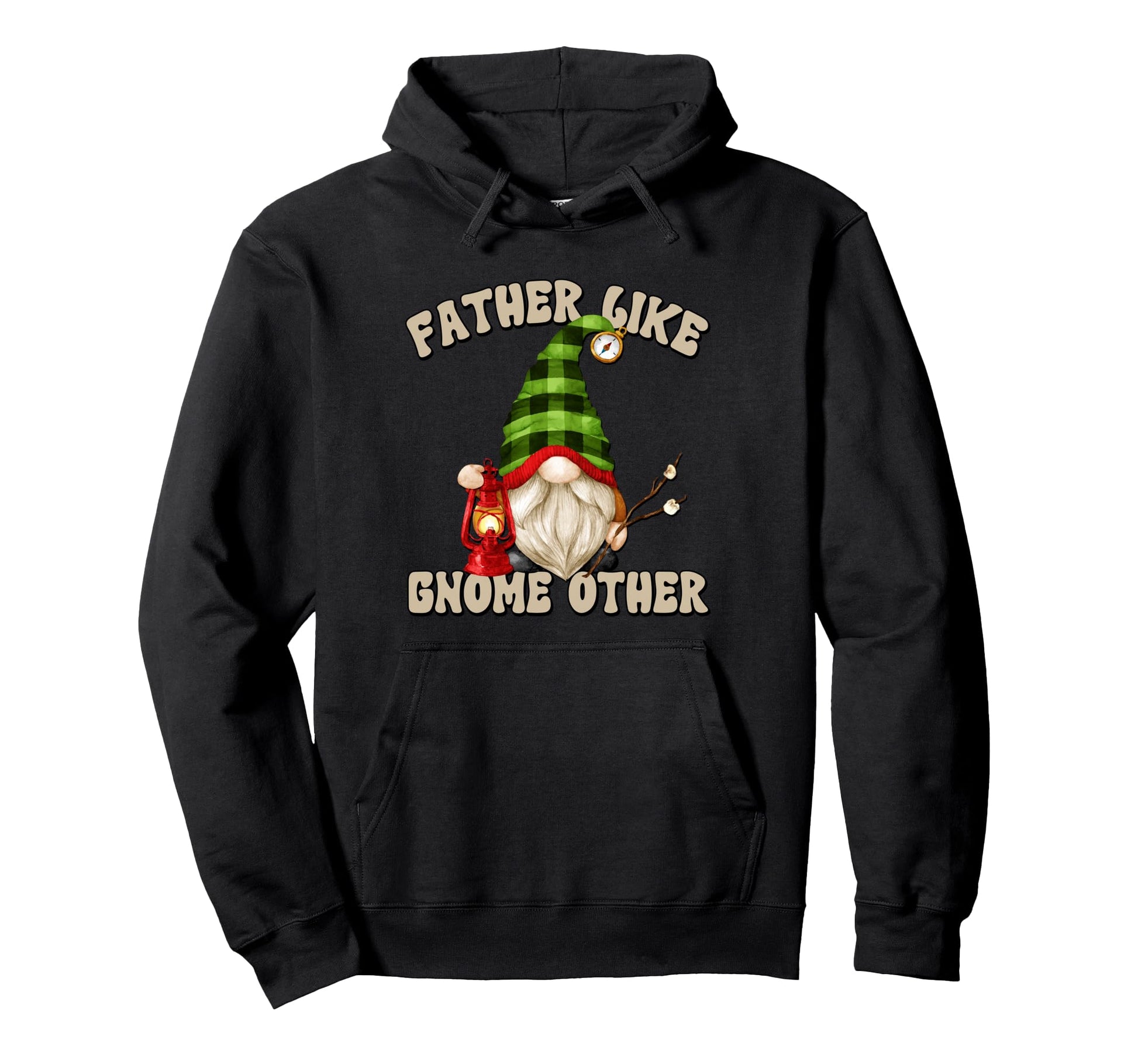 Camper Gnome Grandpa Funny Camping Hoodie - Casual Everyday Wear Men Women - T-Shirt, Sweatshirt, Hoodie