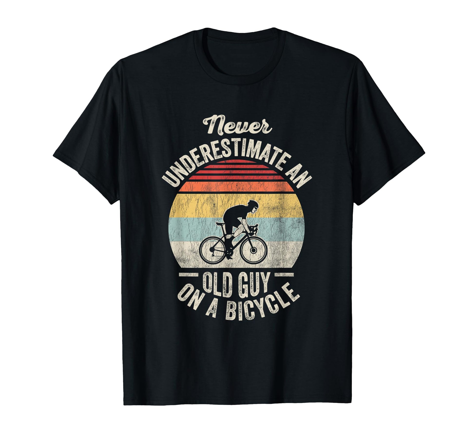 Funny Old Guy Bicycle Cyclist T-Shirt - Streetwear Style Unisex - T-Shirt, Sweatshirt, Hoodie