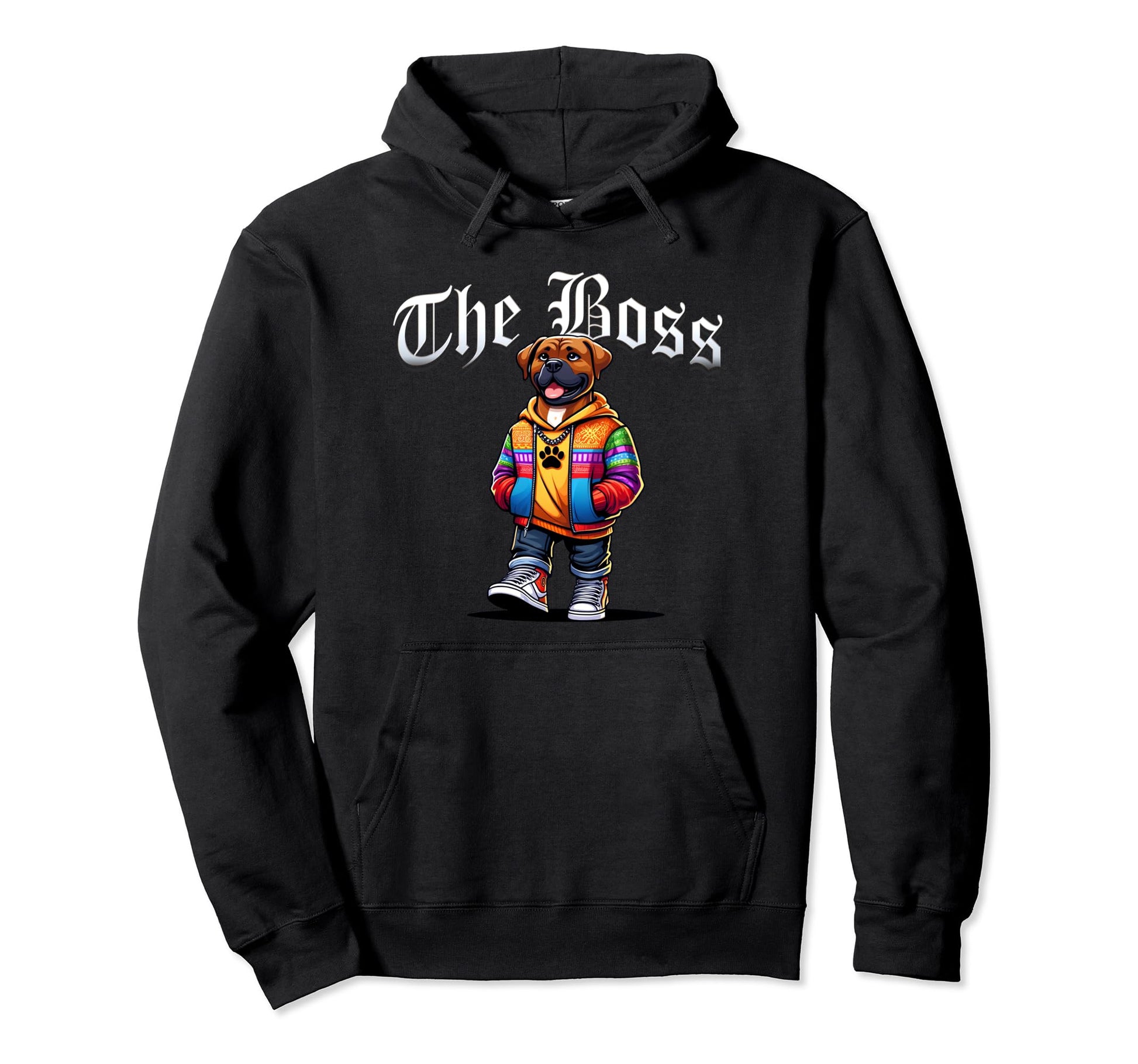 Boerboel Dog Boss Jacket Outfit Dog Hoodie - Minimalist Print Men Women - T-Shirt, Sweatshirt, Hoodie
