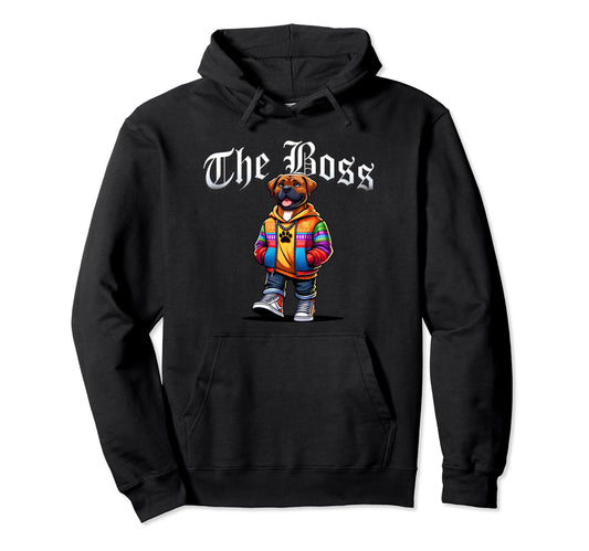 Boerboel Dog Boss Jacket Outfit Dog Hoodie - Minimalist Print Men Women - T-Shirt, Sweatshirt, Hoodie
