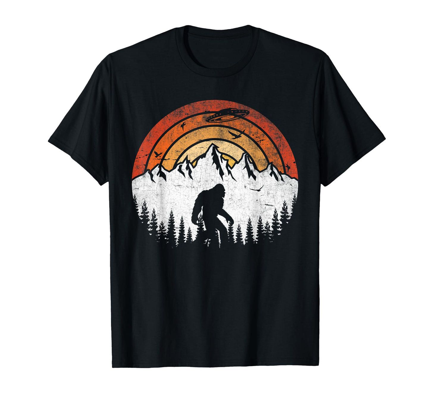 Bigfoot Believer Hiking Lover T-Shirt - Aesthetic Graphic for Adults - T-Shirt, Sweatshirt, Hoodie