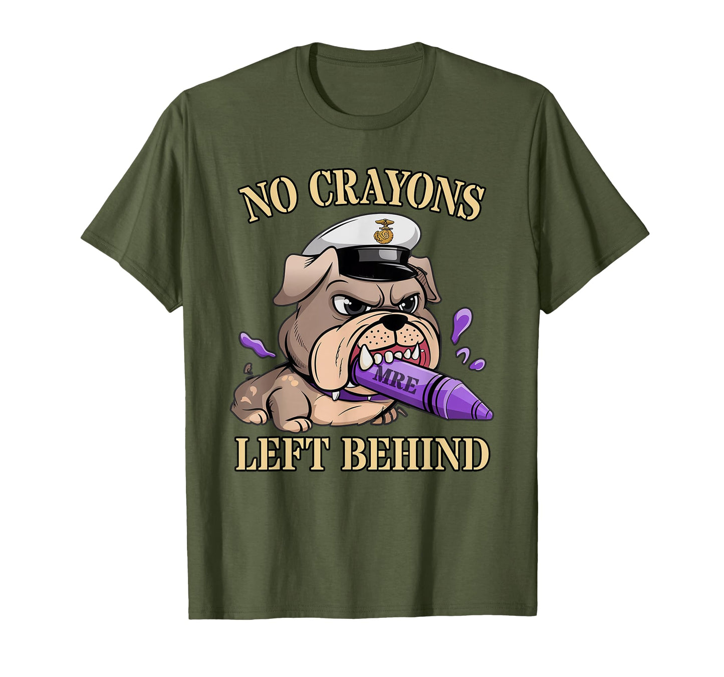 No Crayons Left Behind Corp Squad T-Shirt - Minimalist Print Men Women - T-Shirt, Sweatshirt, Hoodie